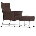 charly lounge chair & ottoman