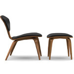 cherner lounge side chair & ottoman