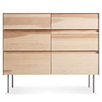 clad 6 drawer dresser