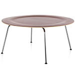 eames molded plywood coffee table with metal base