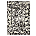 black on white collection estambul rug
