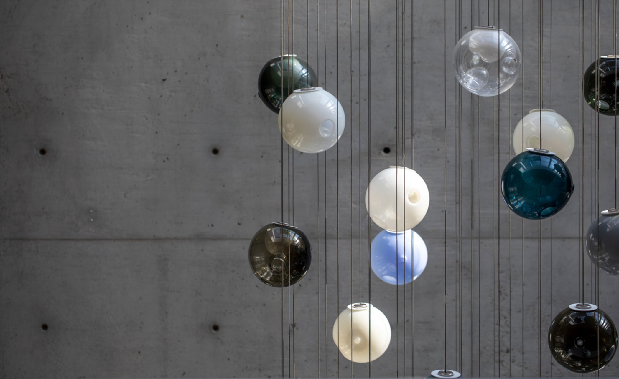 bocci 28.5 random five pendant chandelier