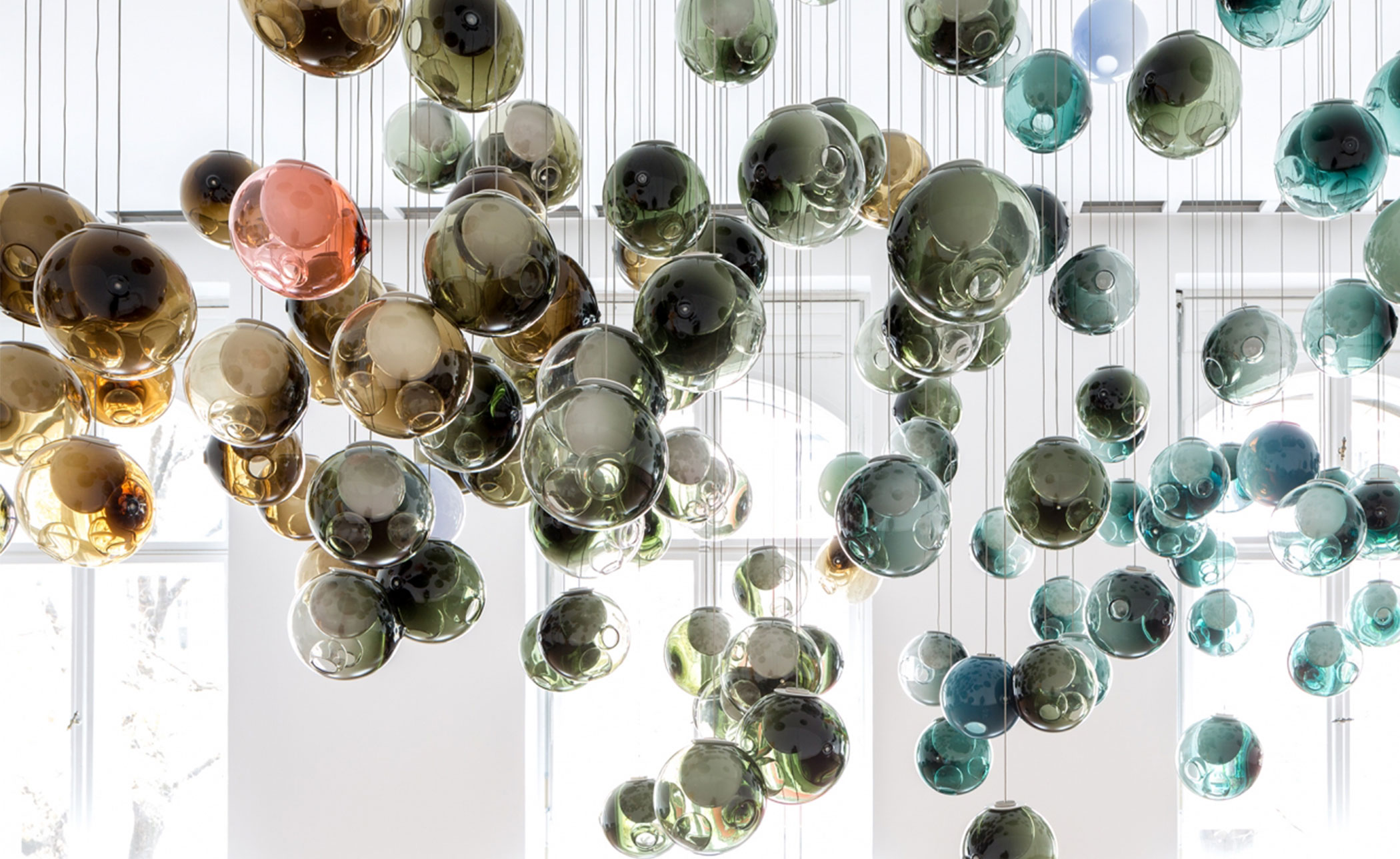bocci 28.5 random five pendant chandelier