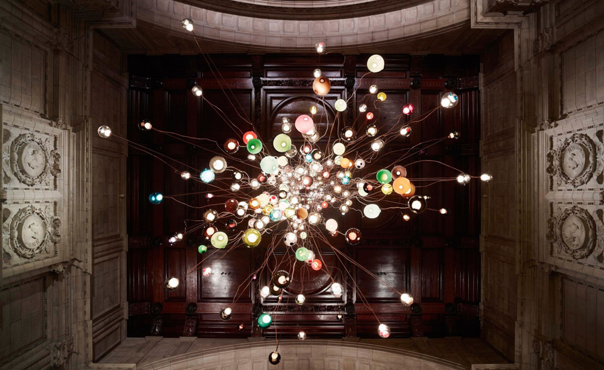 bocci 28.7 random seven pendant chandelier