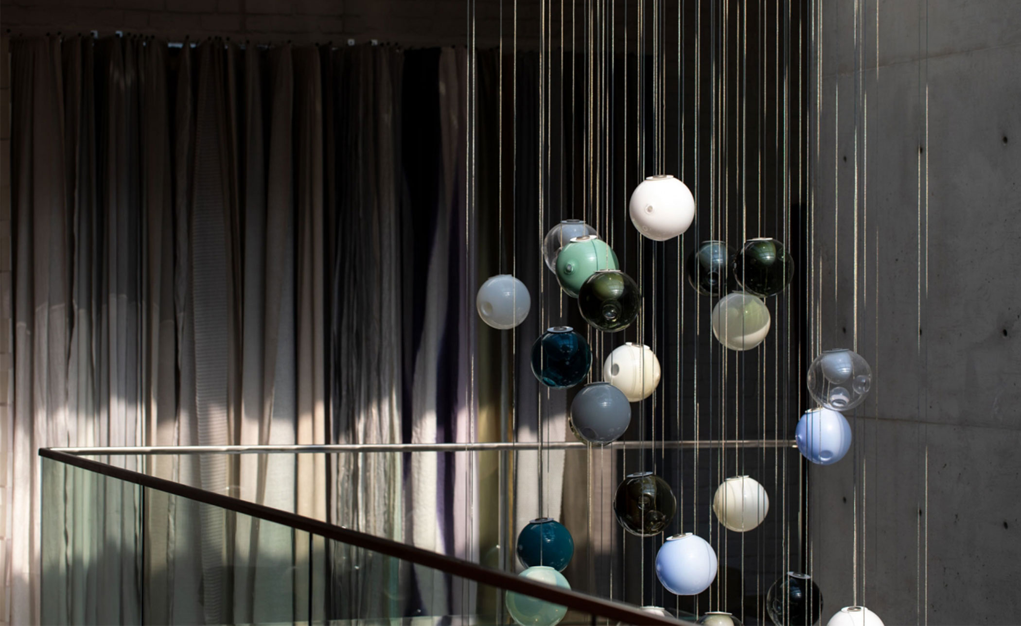 bocci 28.7 random seven pendant chandelier