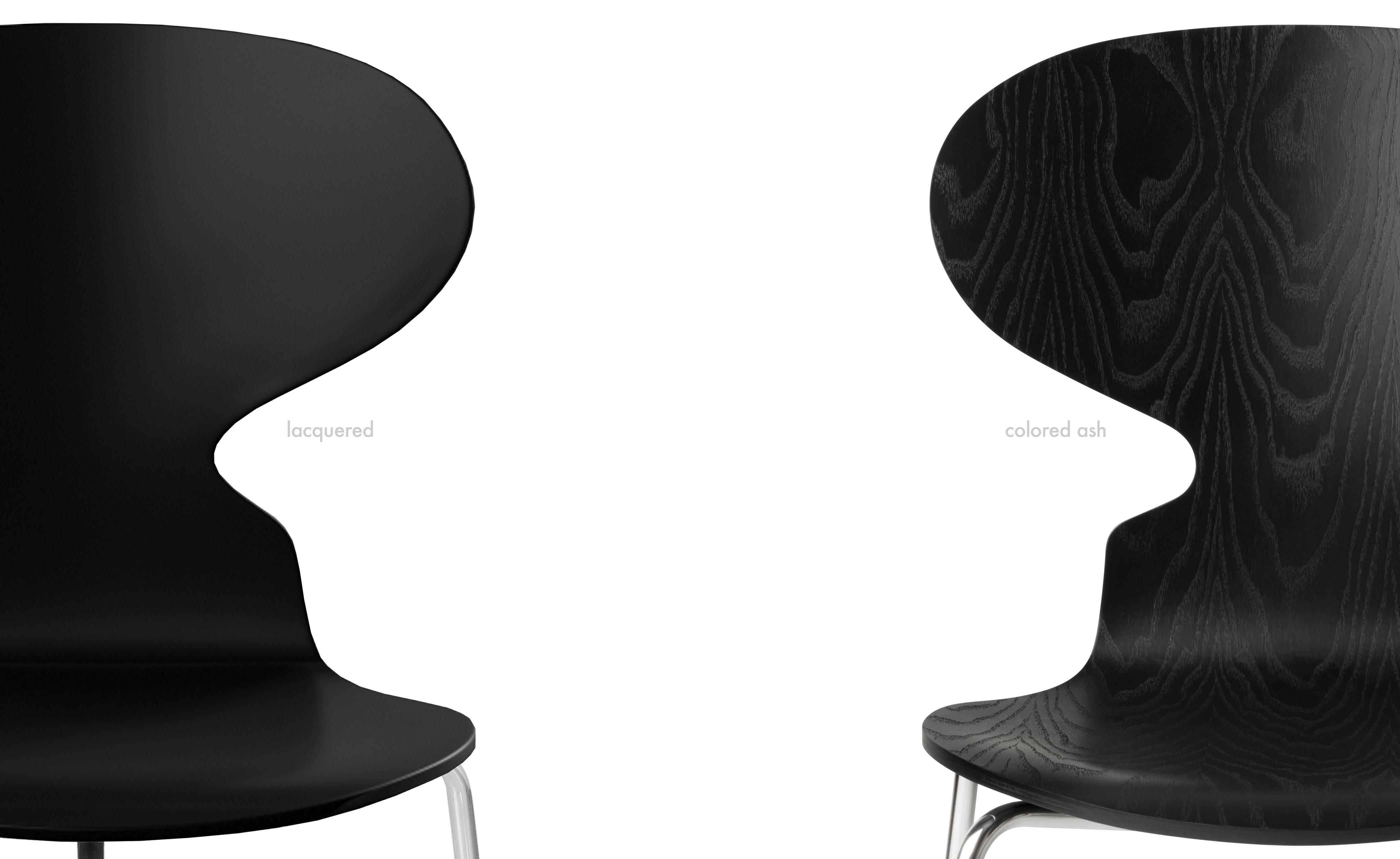 4-Leg Ant Chair, Colored Veneer