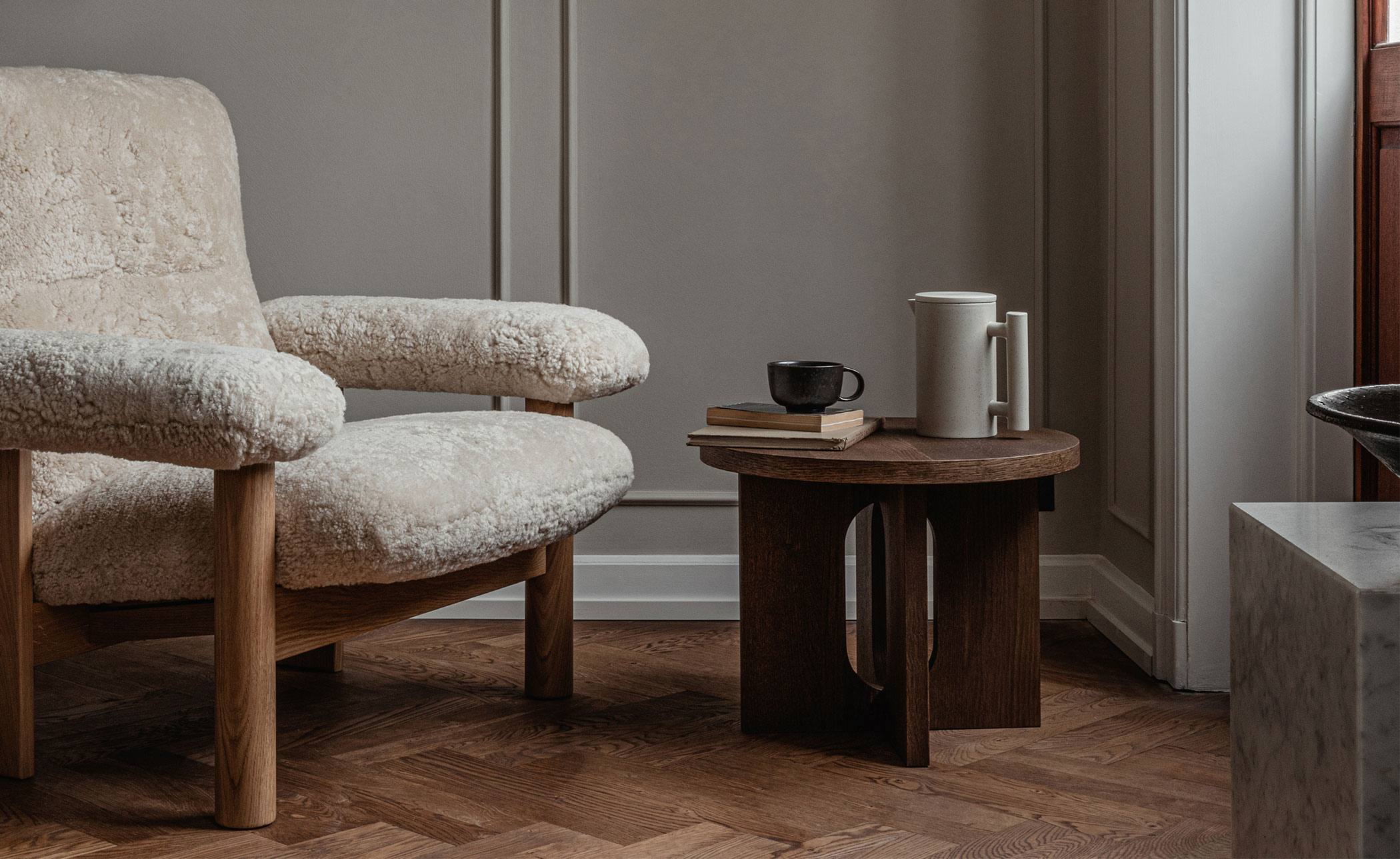 Androgyne Wood Side Table