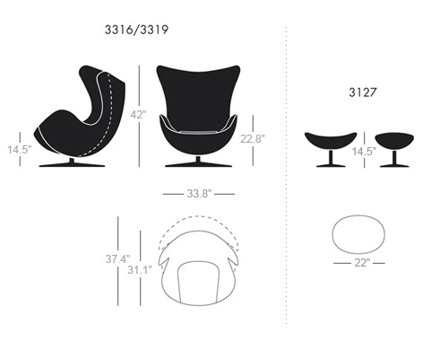 arne jacobsen egg chair