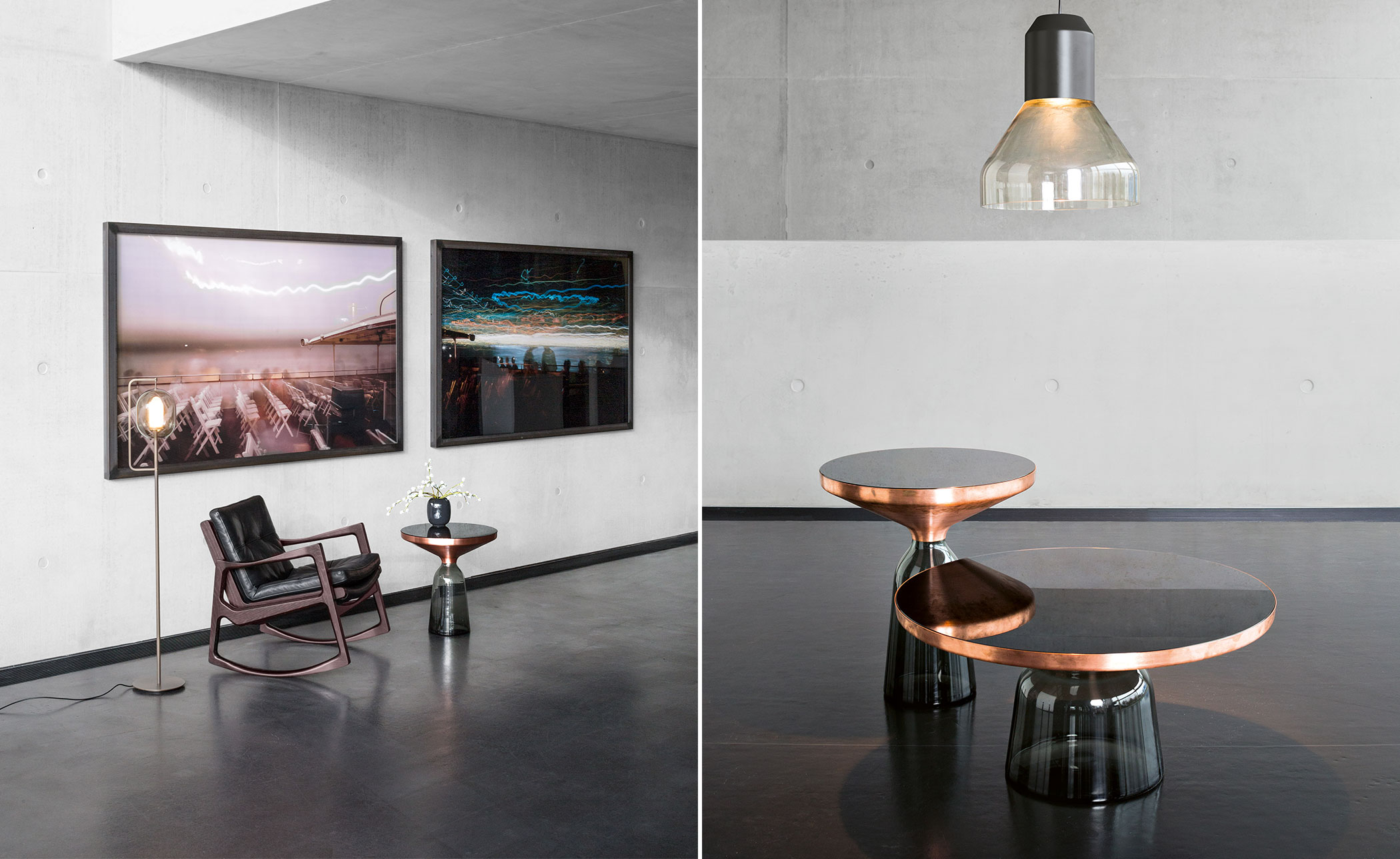 Bell Side Table Copper