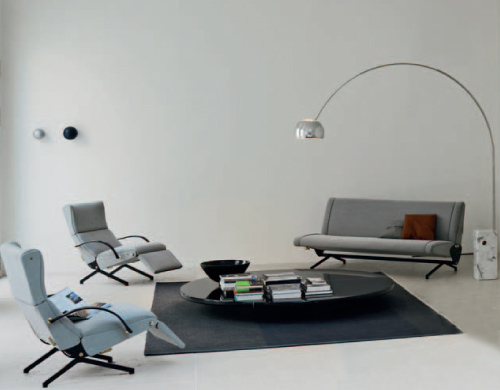borsani d70 reclining sofa