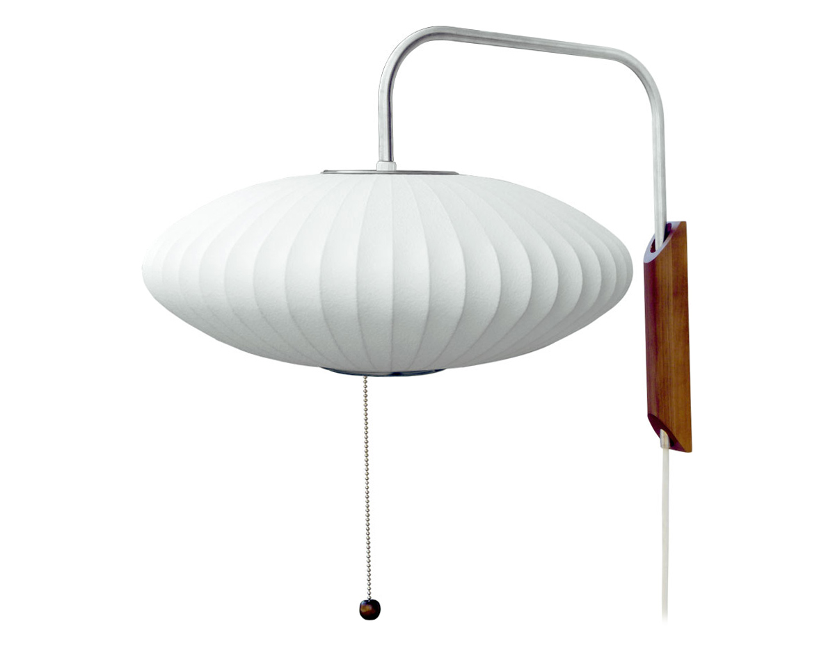 nelson™ bubble lamp wall sconce saucer