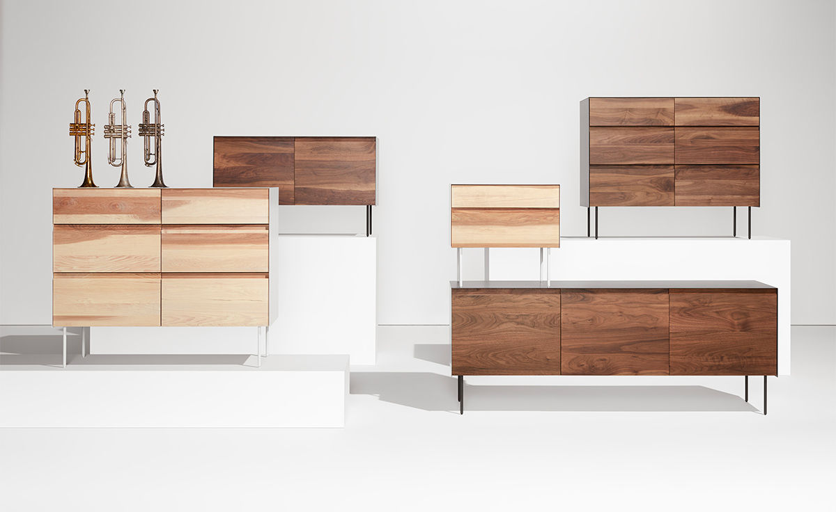 clad 3 door credenza