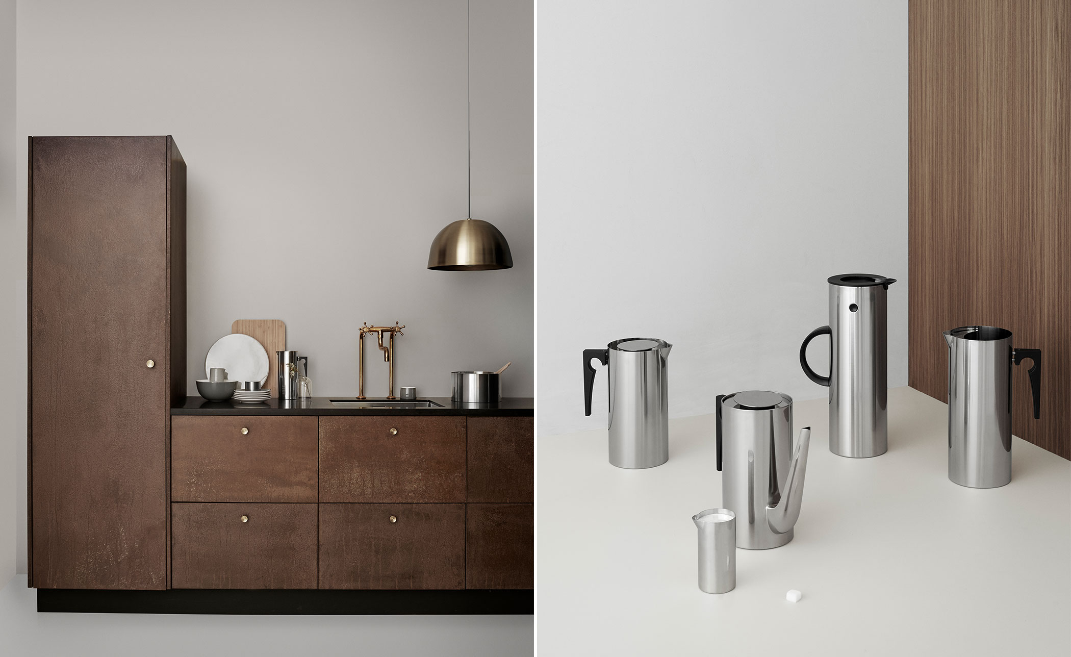 Cylinda Line Serving Jug with Ice Lip
