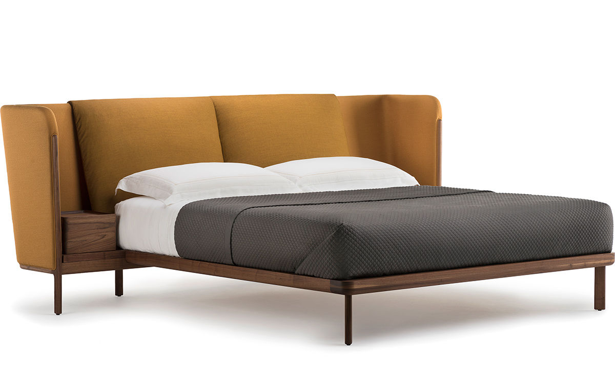 dubois low queen size bed with side tables 112aq
