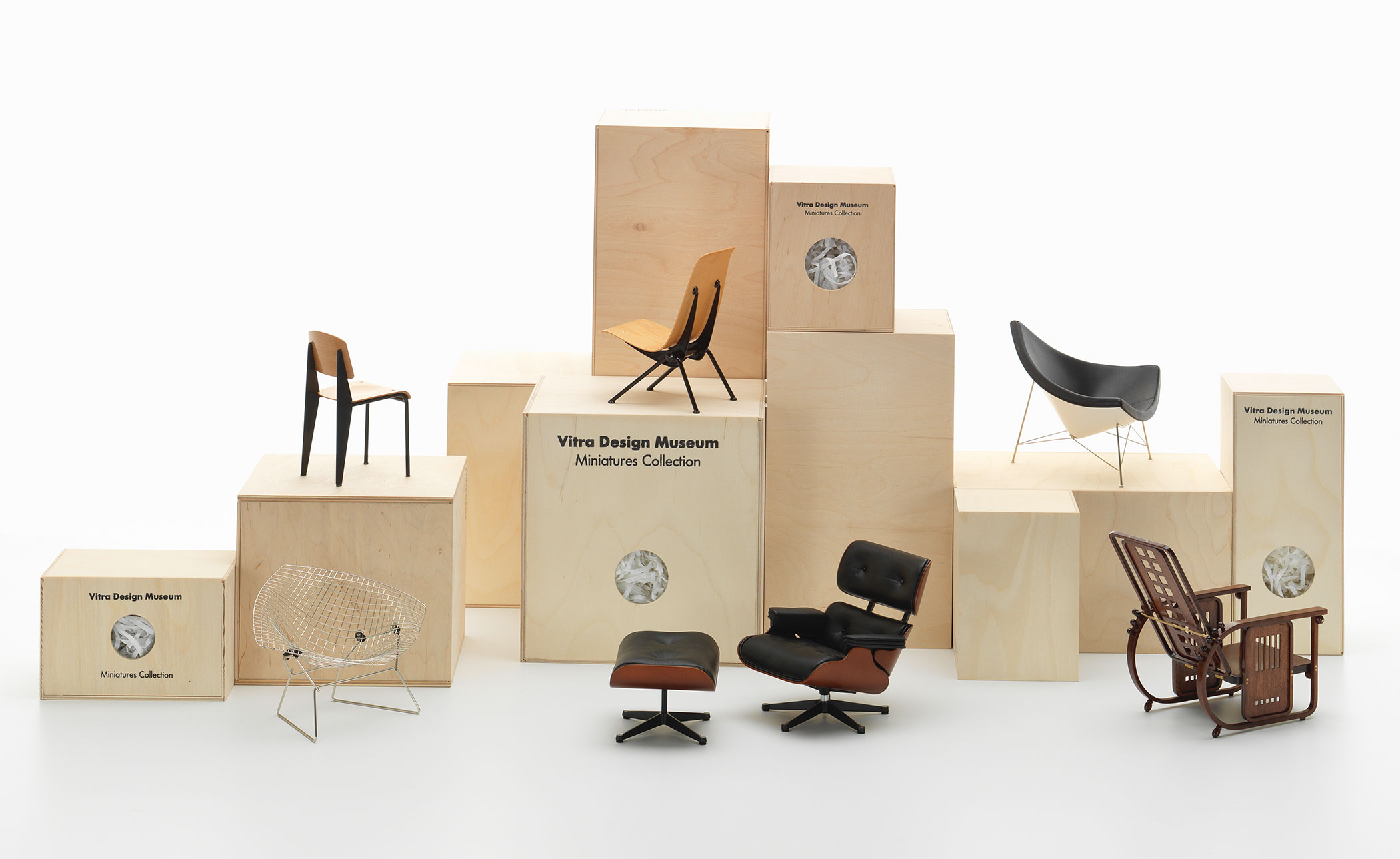 Miniature Eames Stools