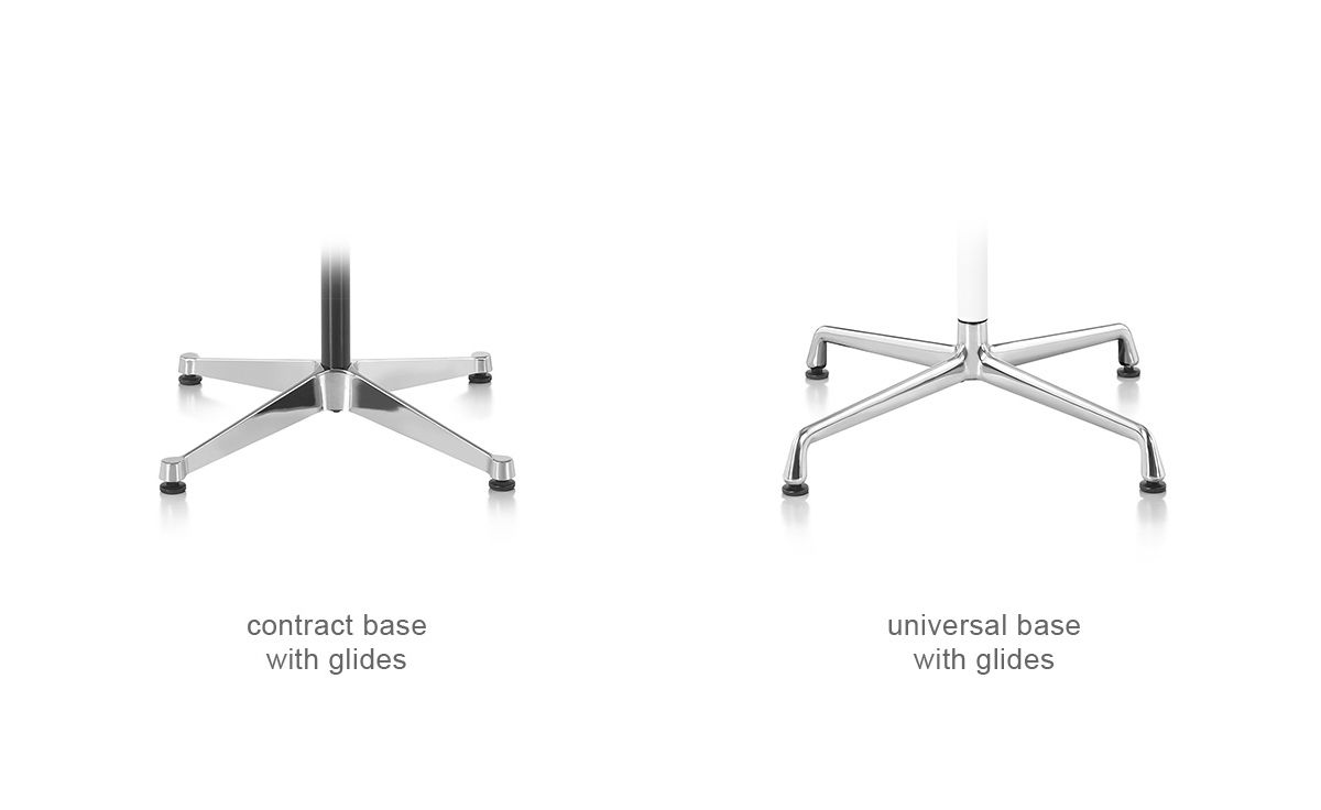 eames® standing height square table
