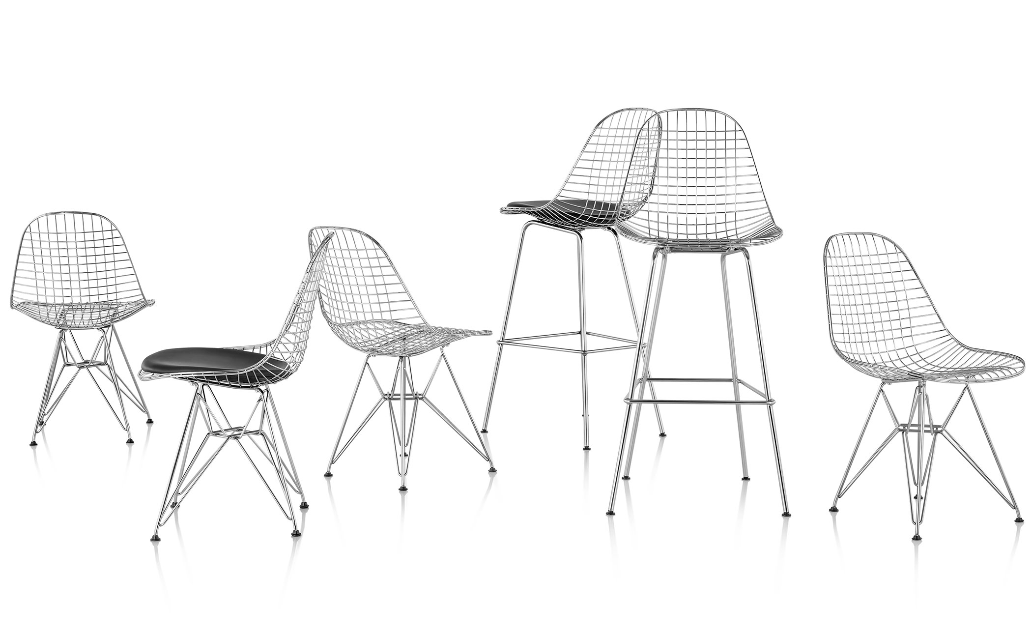 eames&reg; wire chair with wire base