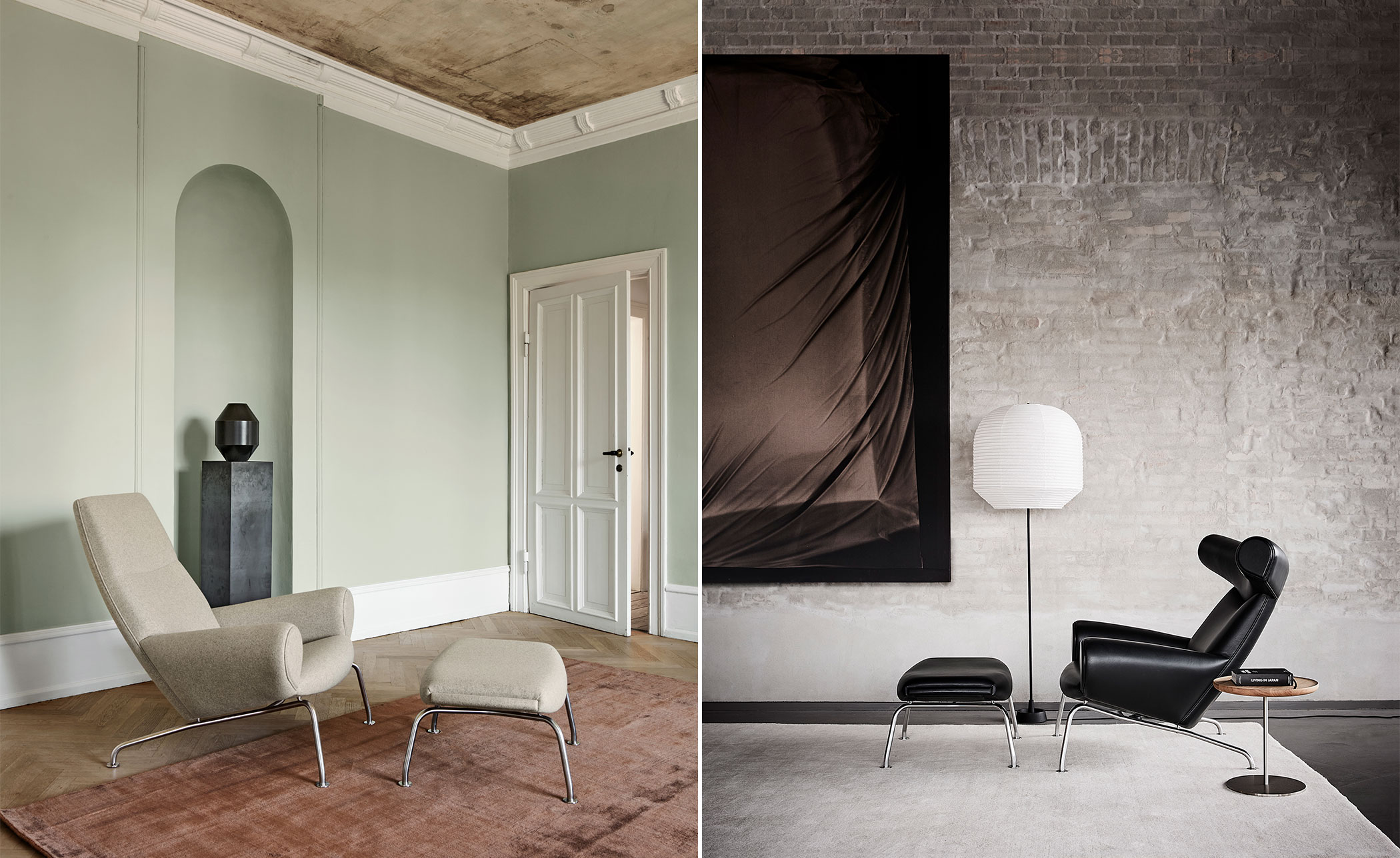 hans wegner ej100 ox chair