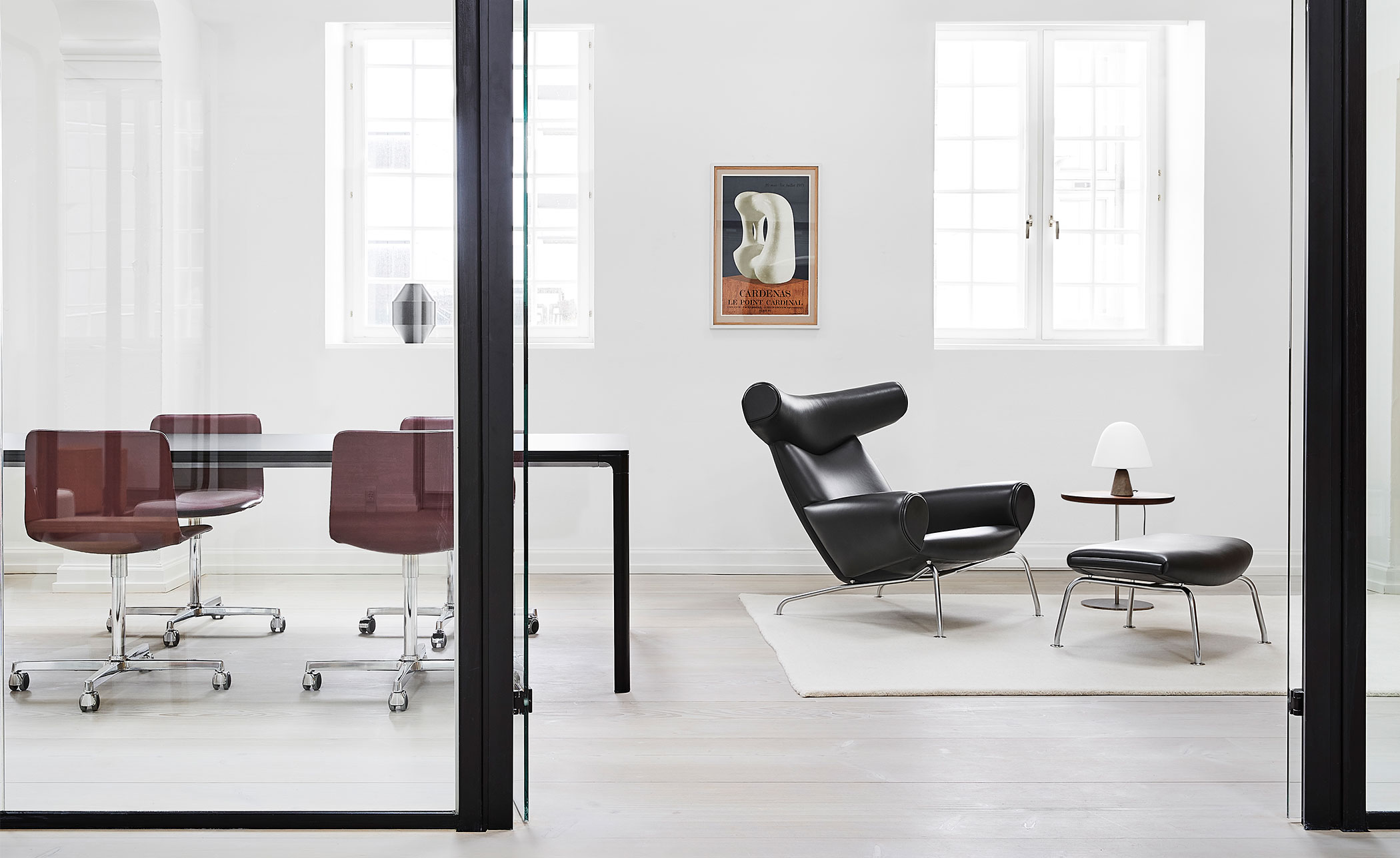 hans wegner ej100 ox chair