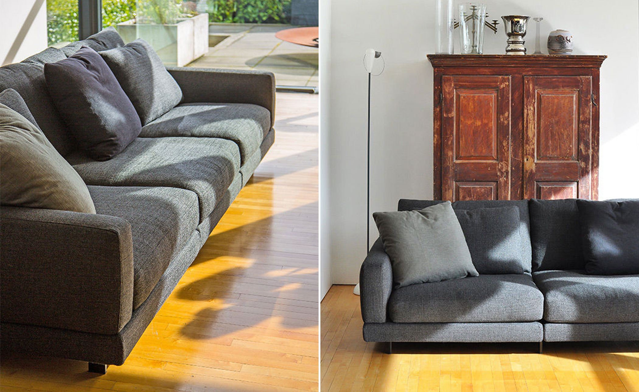 elle 3 seat deep depth sofa