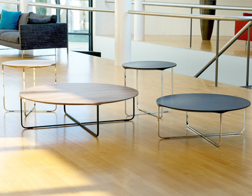 flint 80 round coffee table
