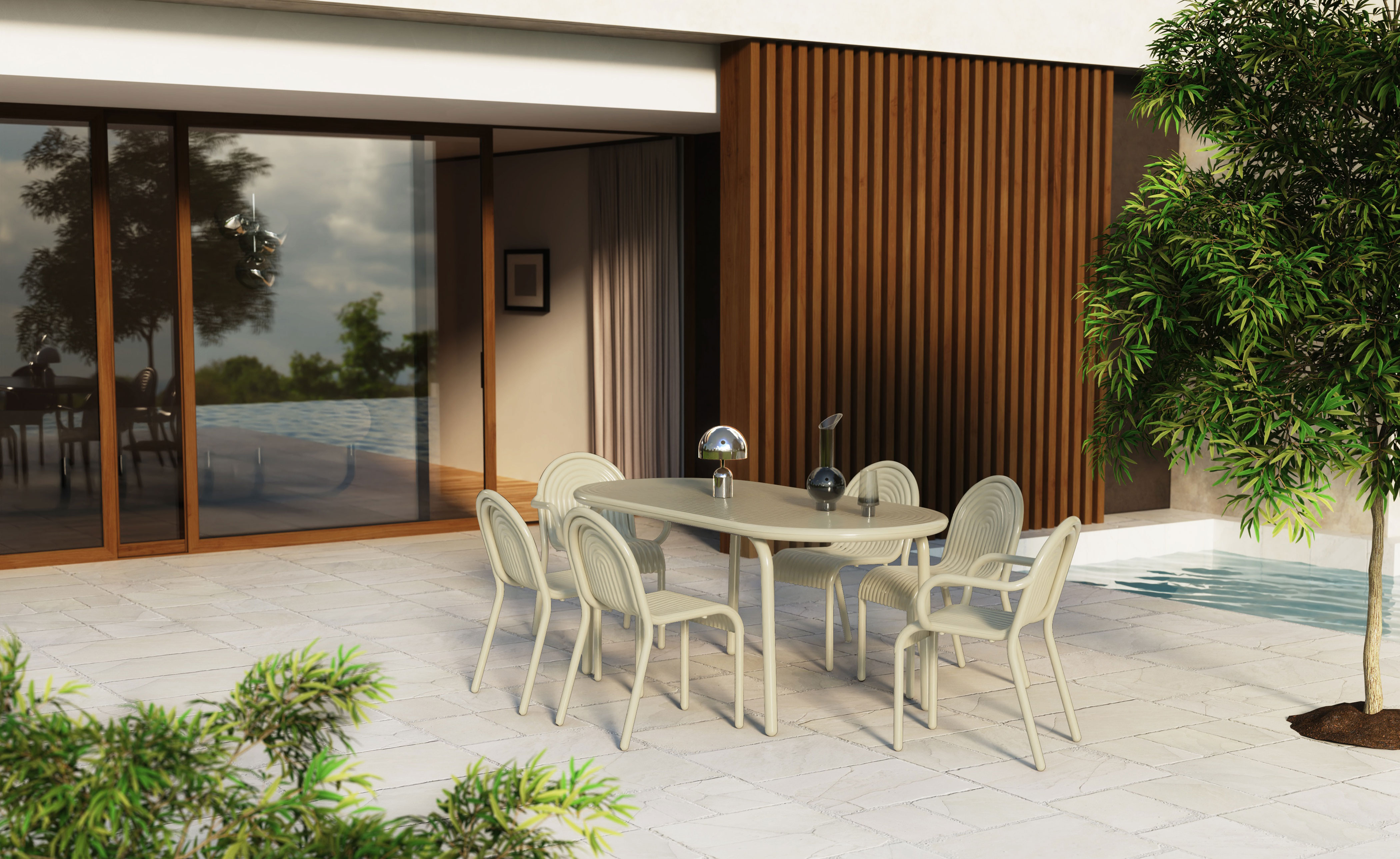 Groove Outdoor Table