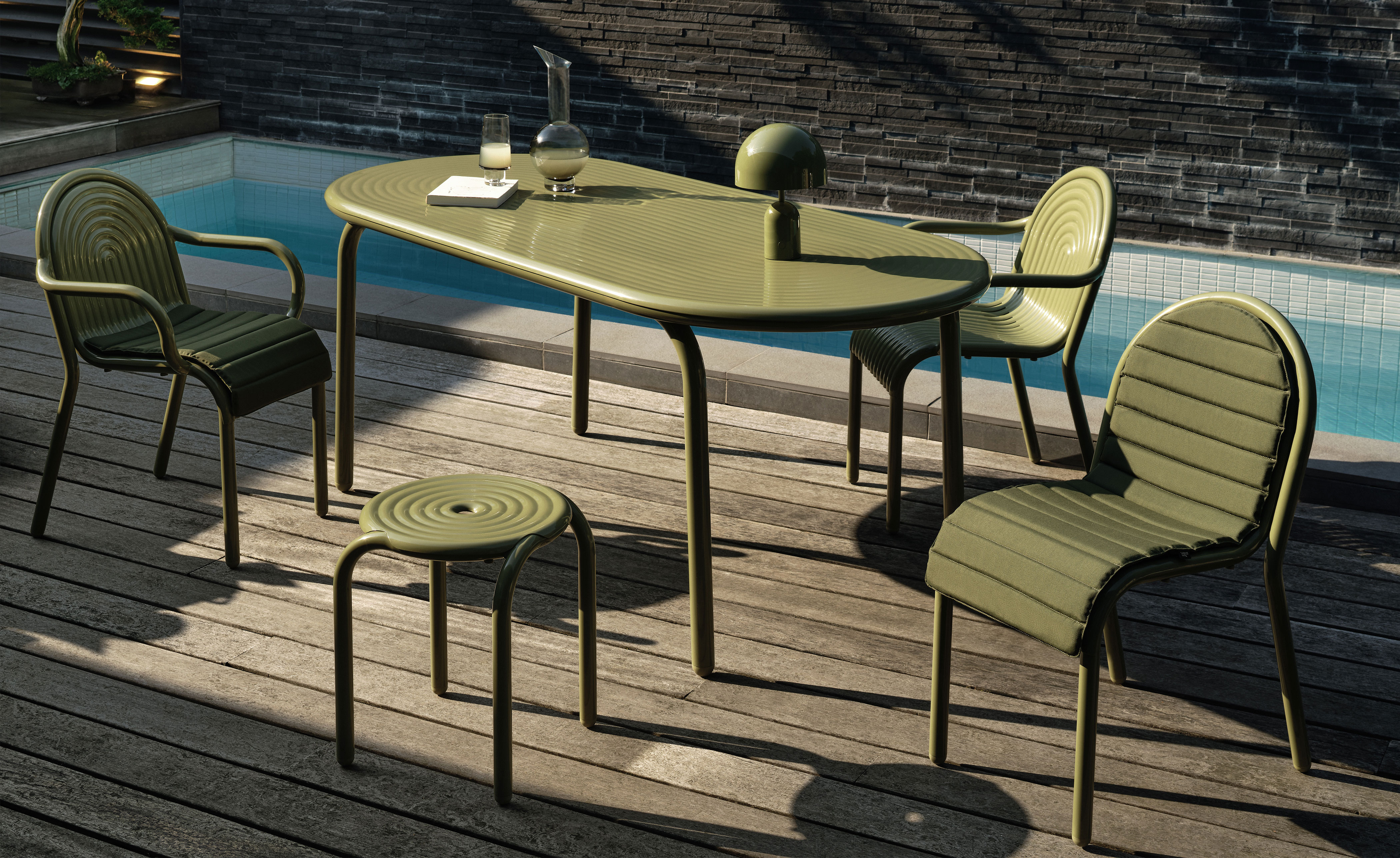 Groove Outdoor Armchair Set of 2