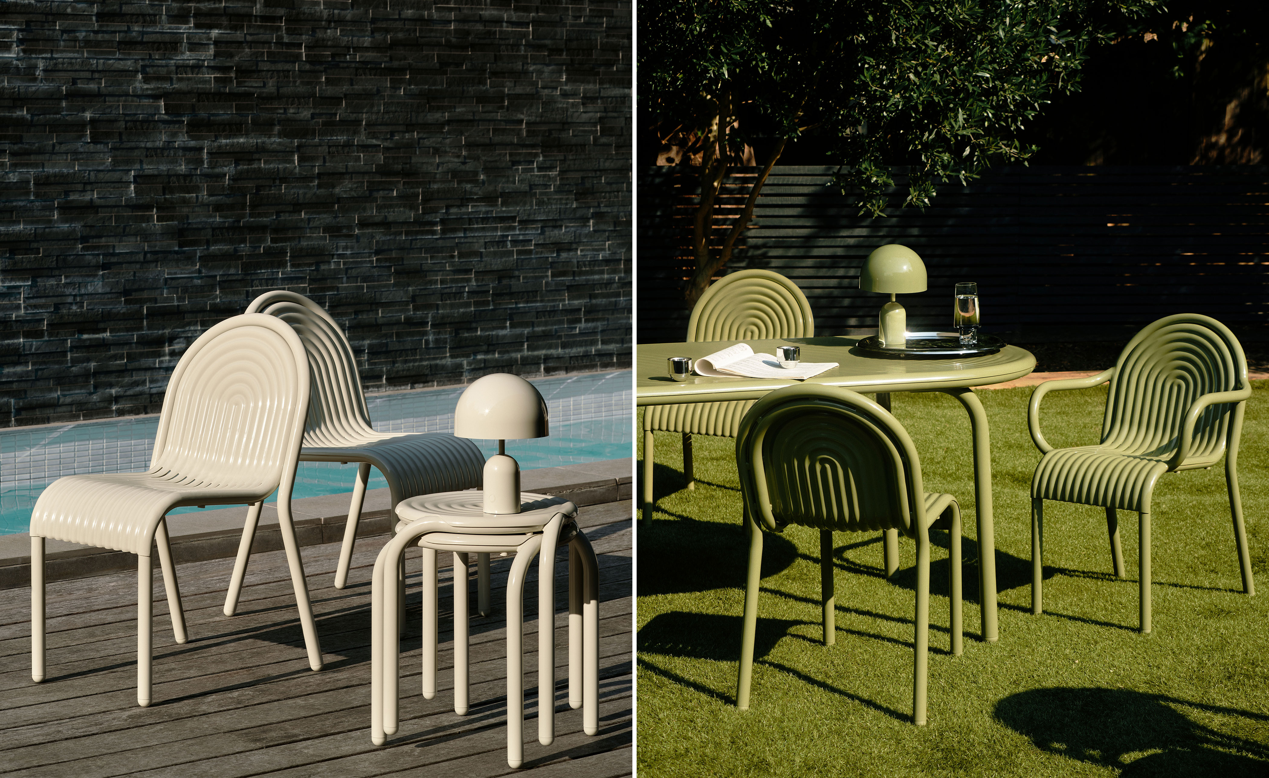 Groove Outdoor Armchair Set of 2