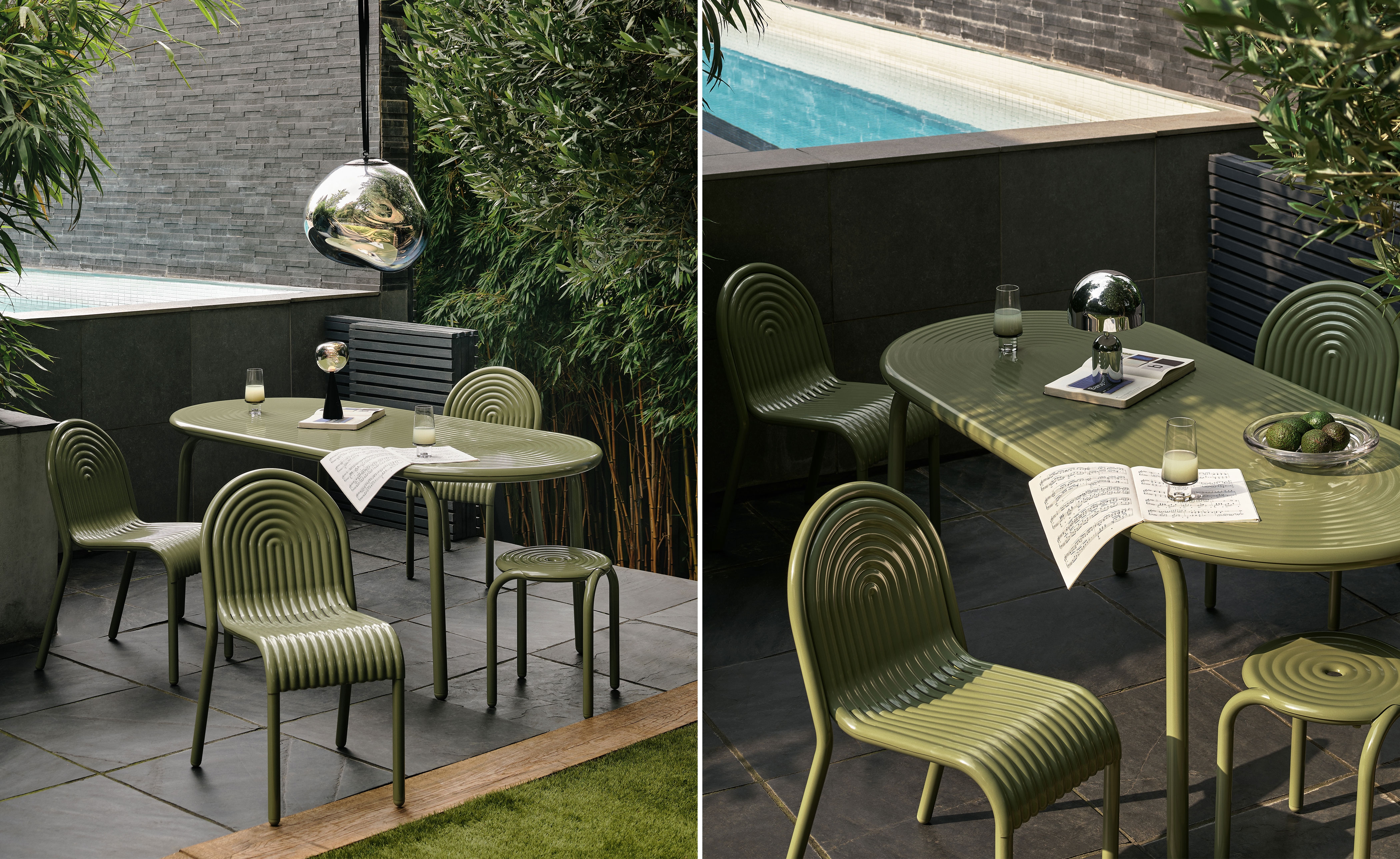 Groove Outdoor Armchair Set of 2