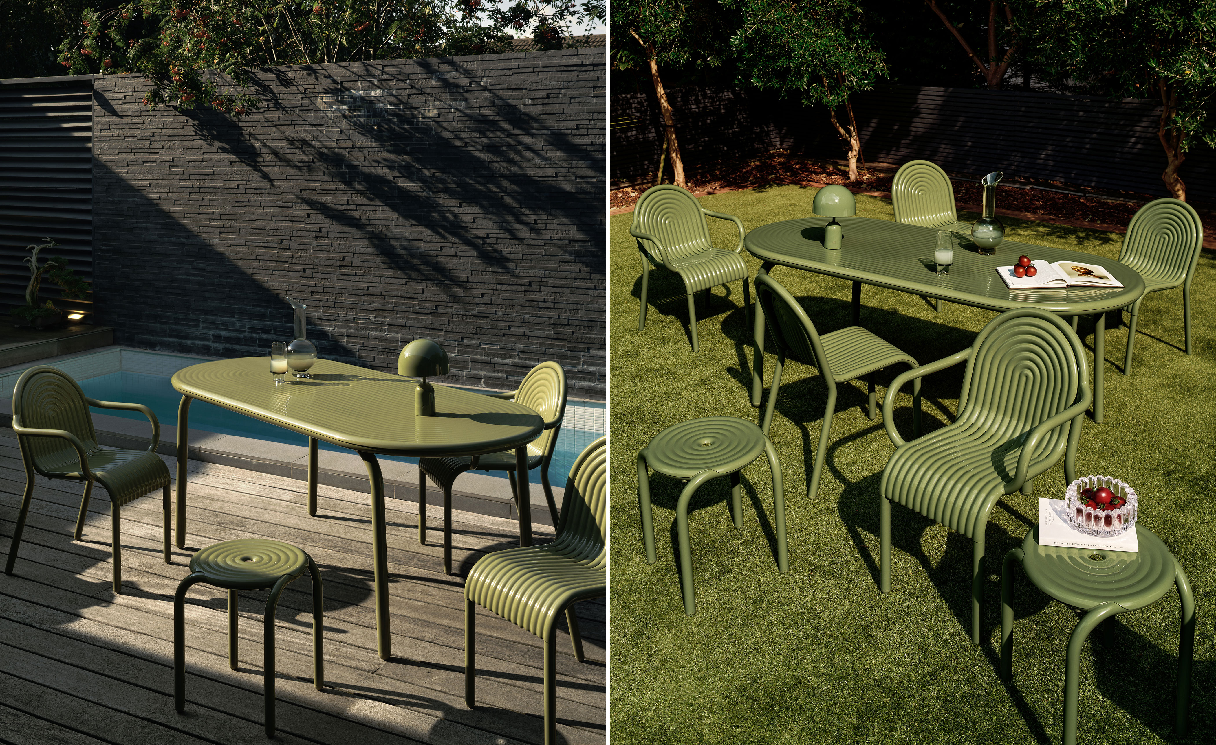 Groove Outdoor Armchair Set of 2