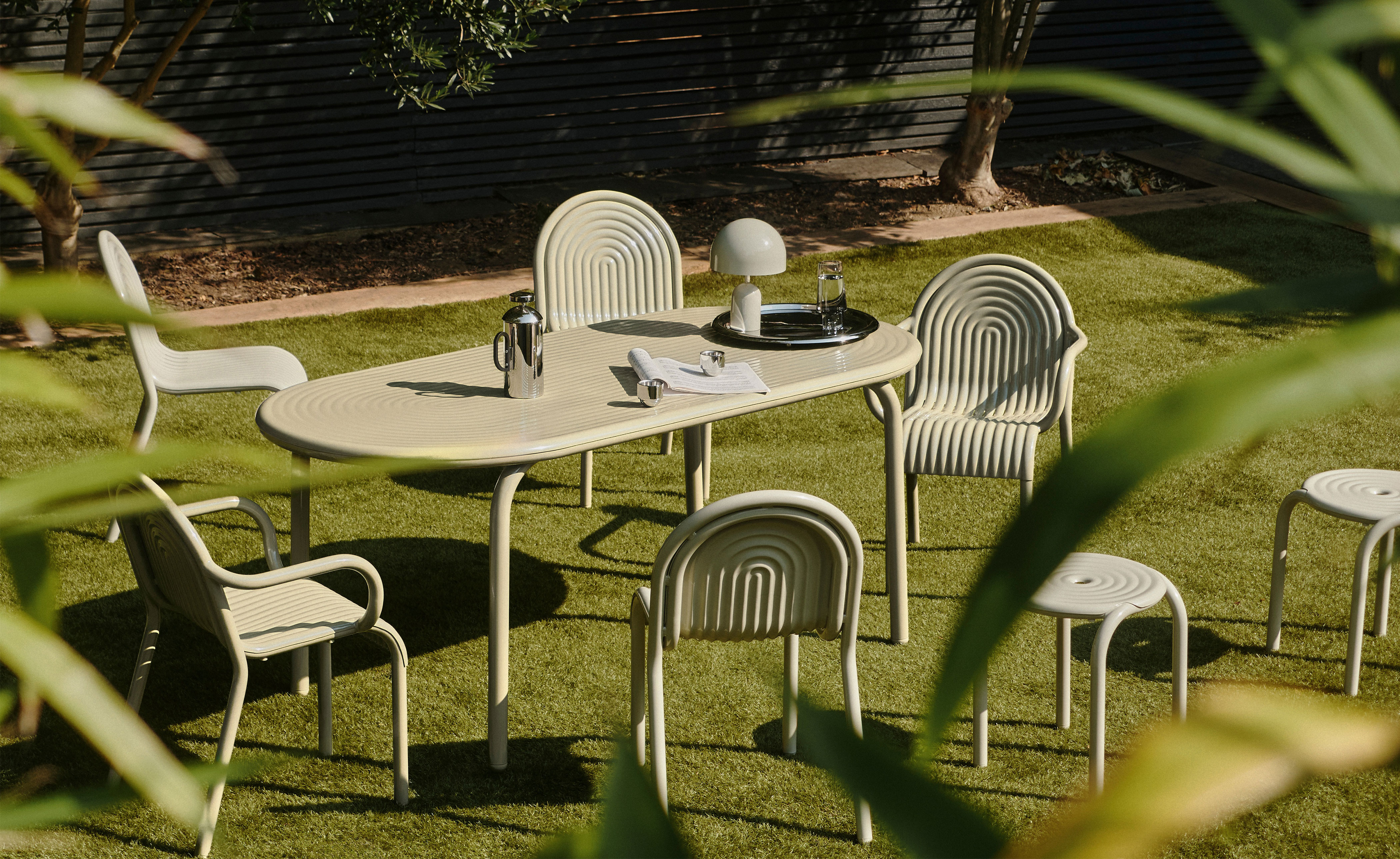 Groove Outdoor Side Chair Set of 2