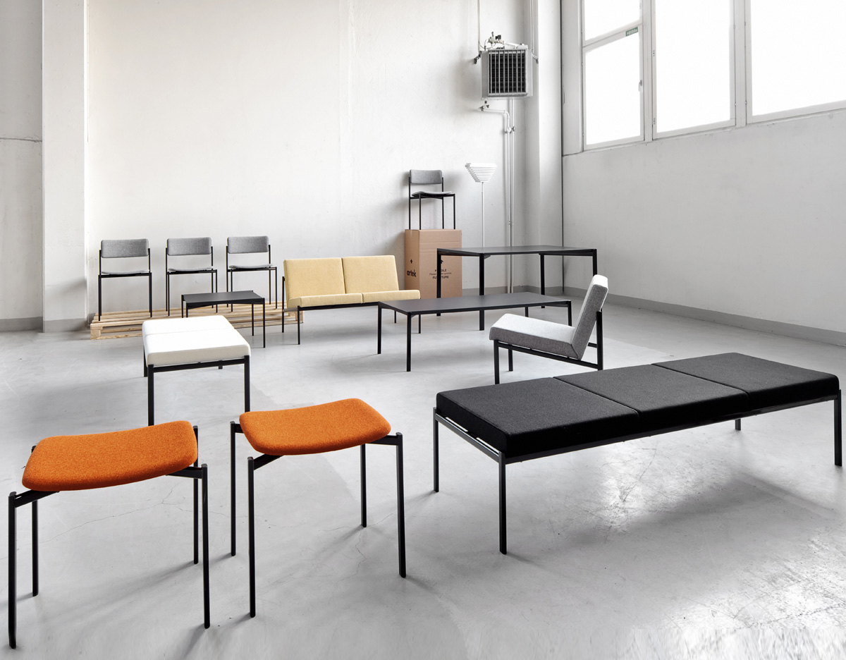 kiki 3-seater bench
