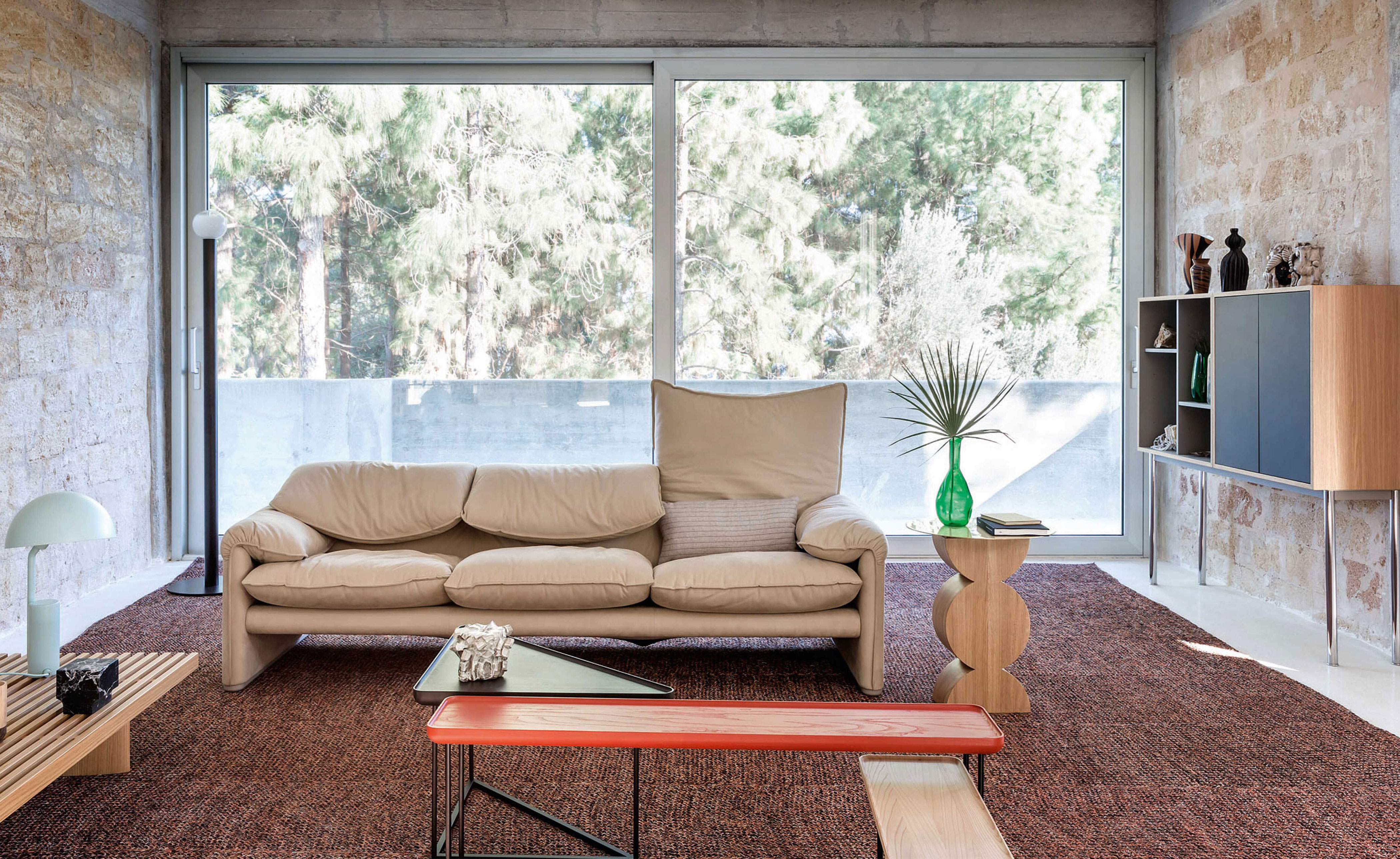 Maralunga 2 Seater MAXI Sofa, 84.3"