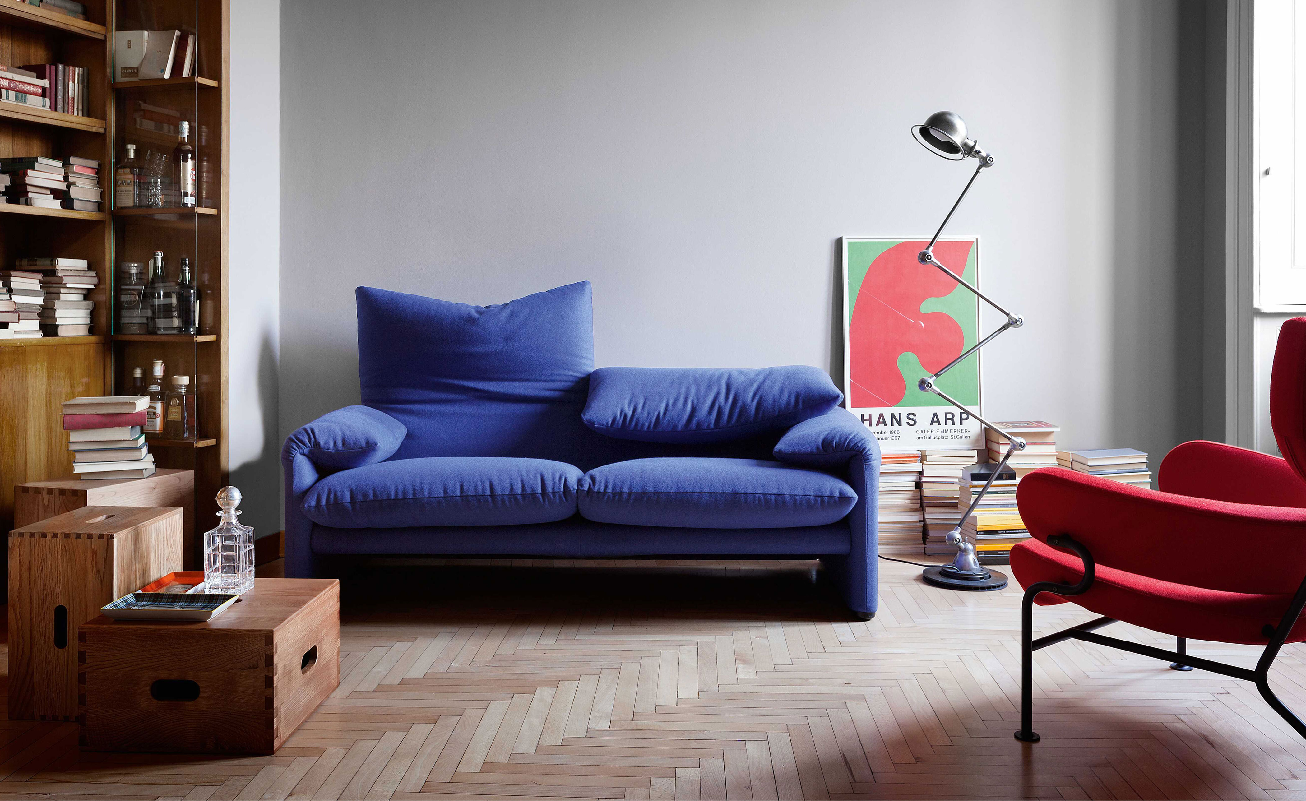 Maralunga 2 Seater MAXI Sofa, 84.3"