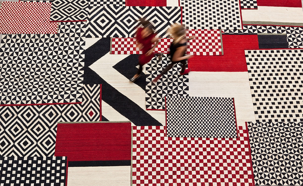 melange pattern 2 rug