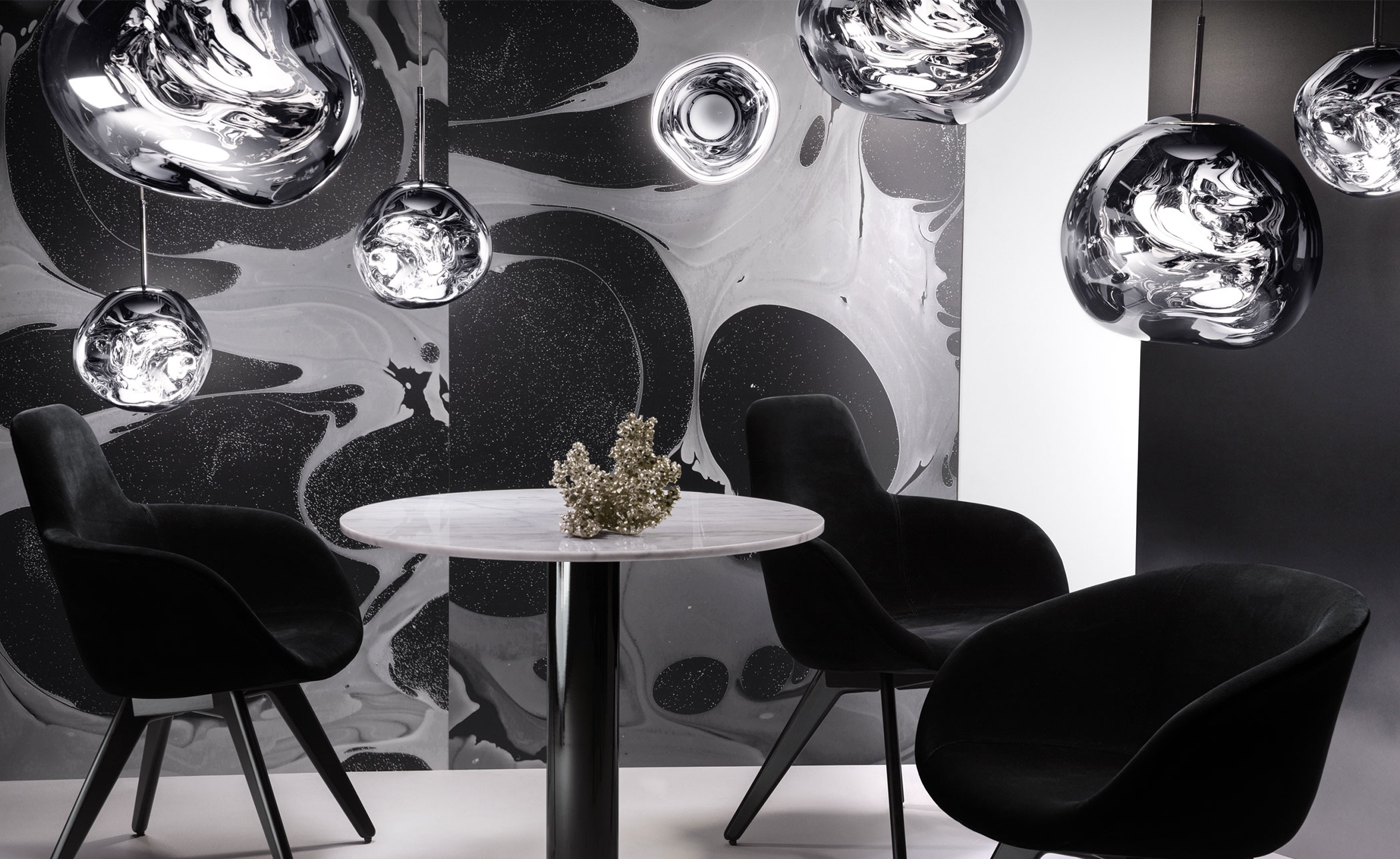 melt surface led wall light