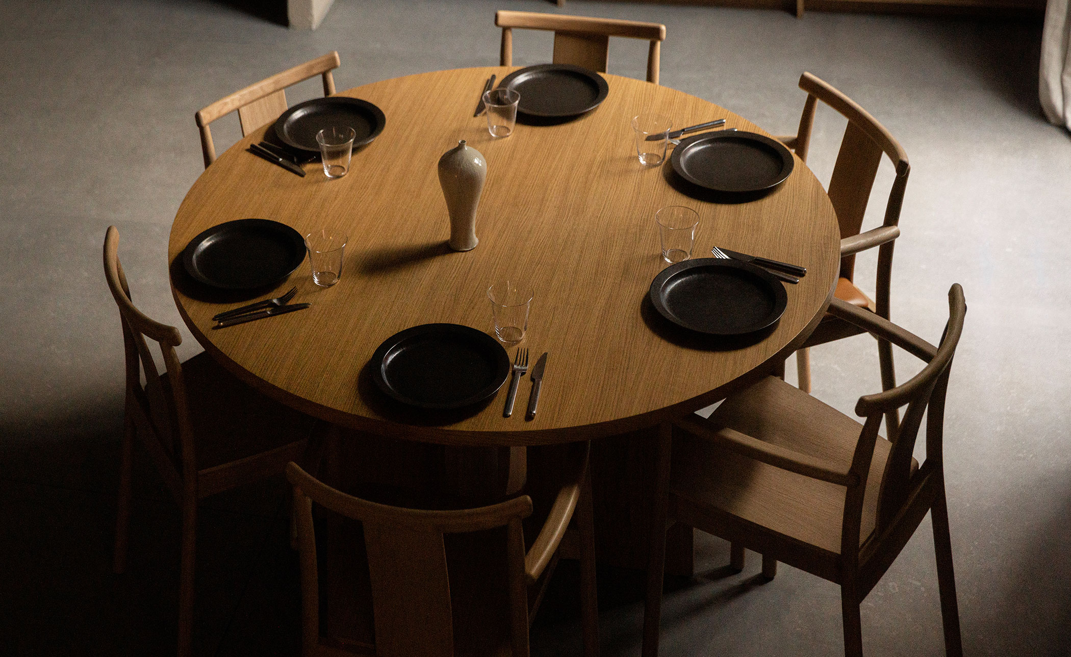 Merkur Dining Chair with upholstered seat
