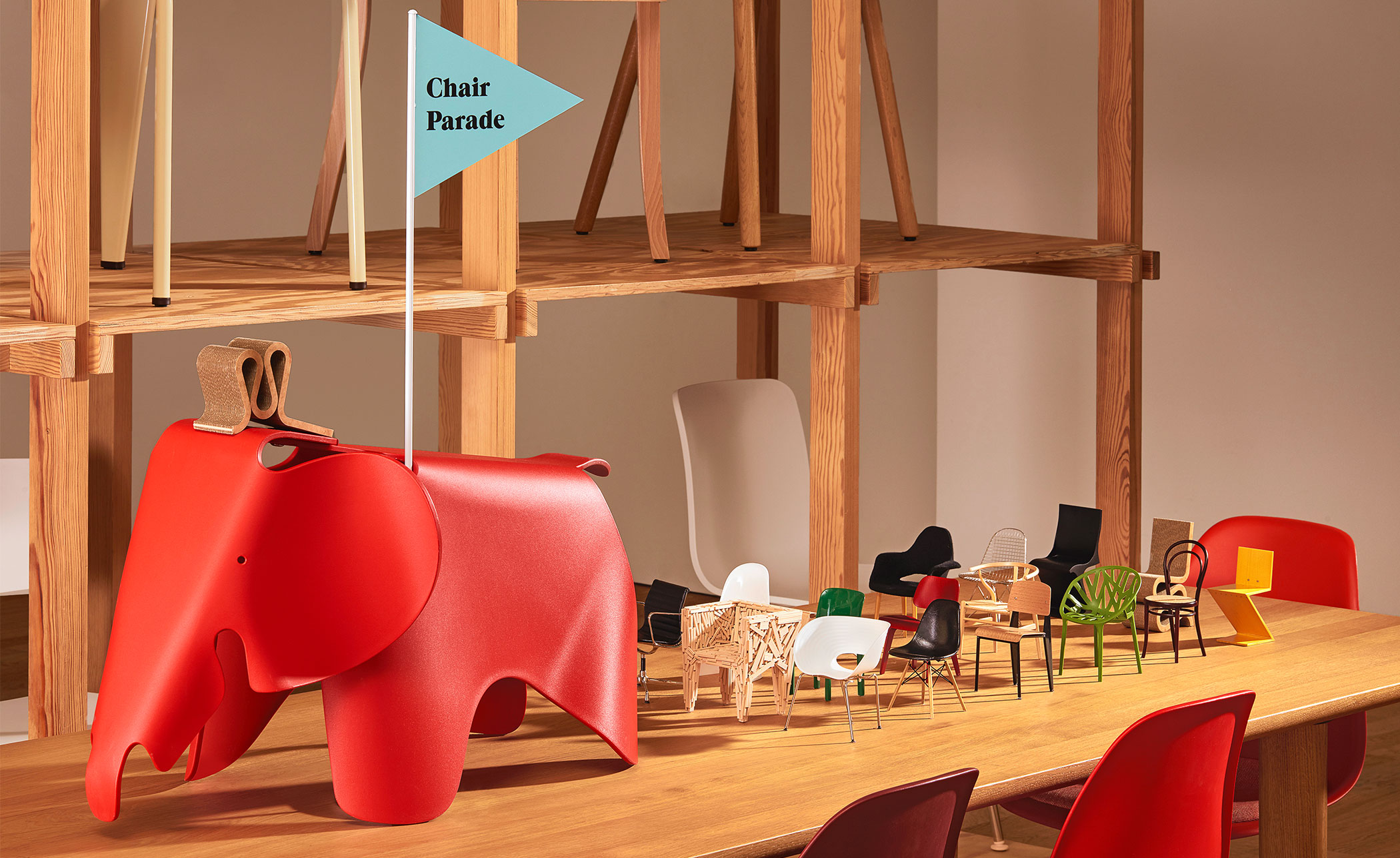 Miniature Eames DKR Wire Chair