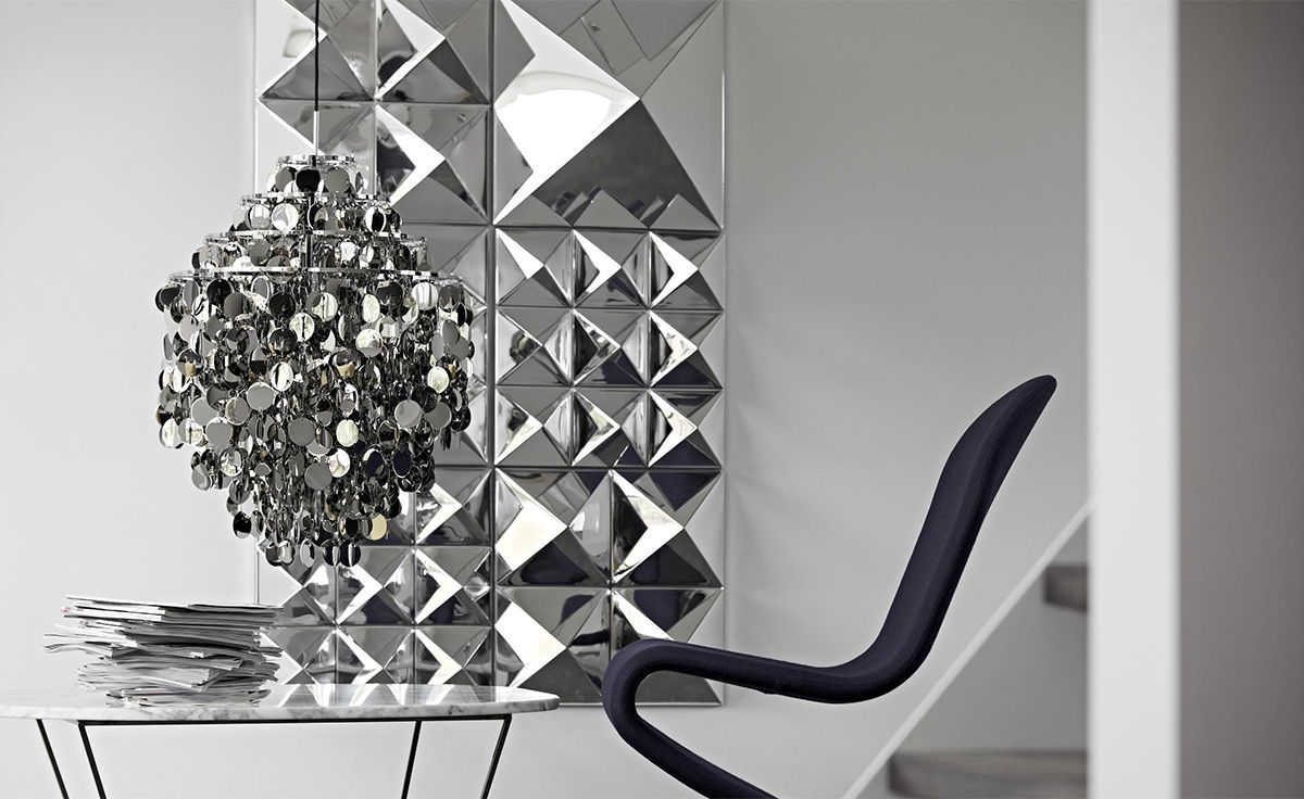 panton mirror sculpture 4 pyramid