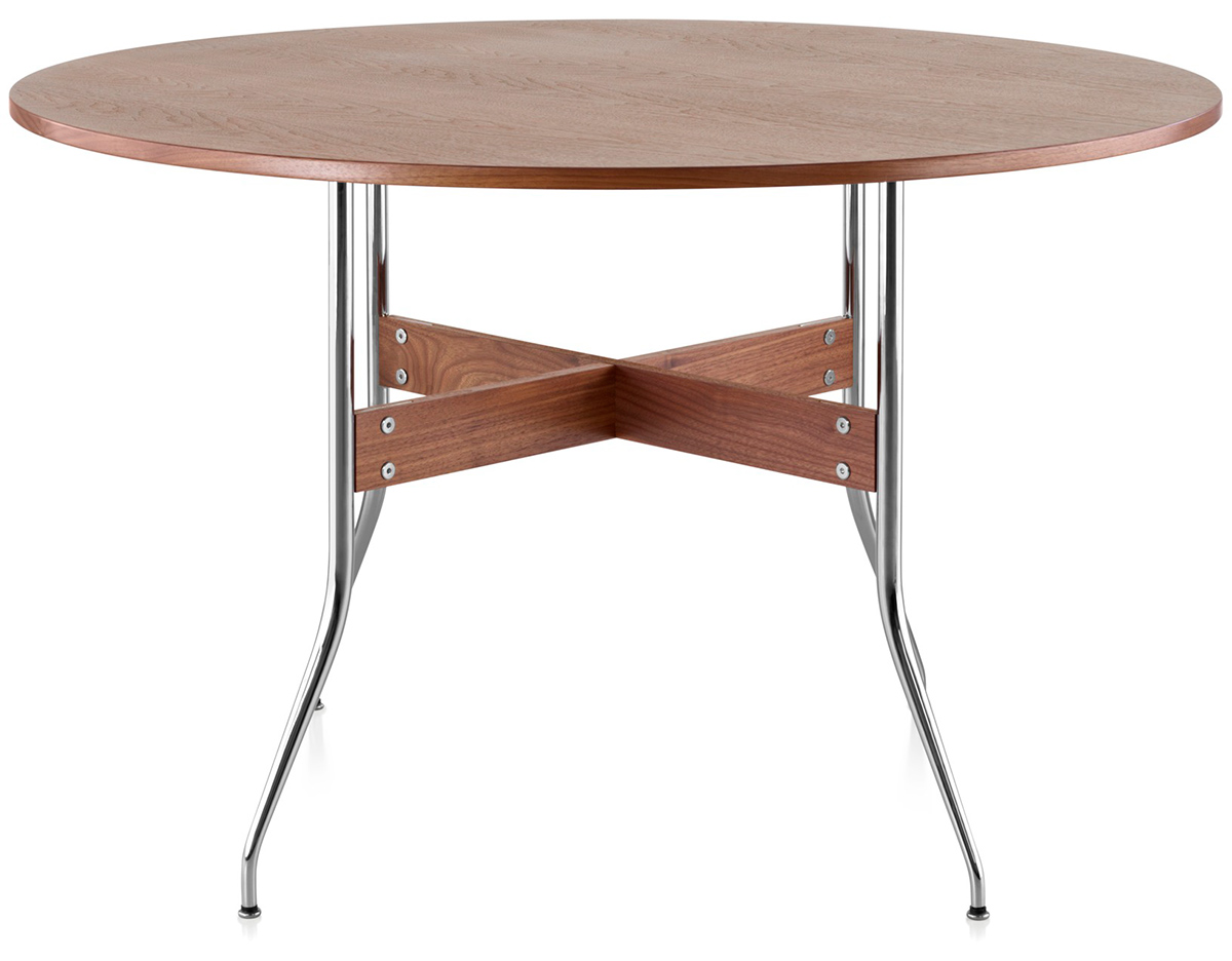 nelson™ swag leg round dining table