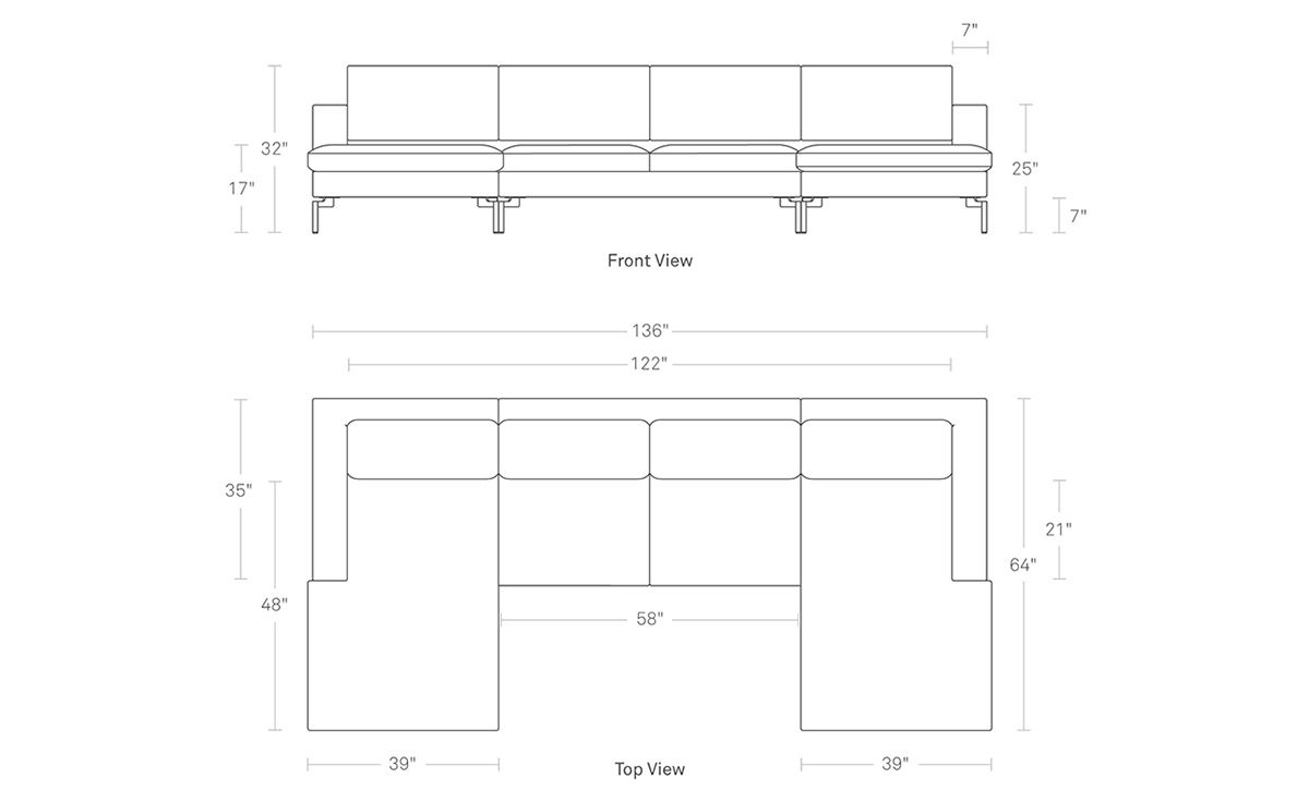 new standard u shaped leather sectional sofa