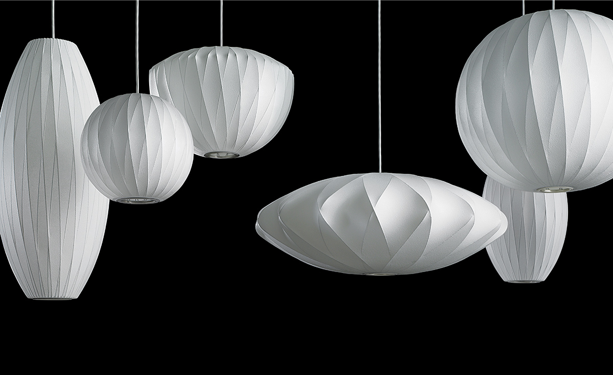 nelson™ bubble lamp crisscross pear