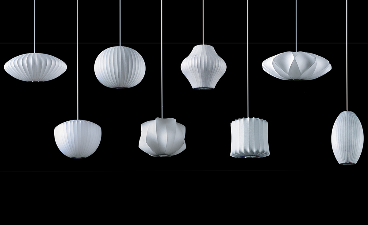 nelson™ bubble lamp crisscross pear