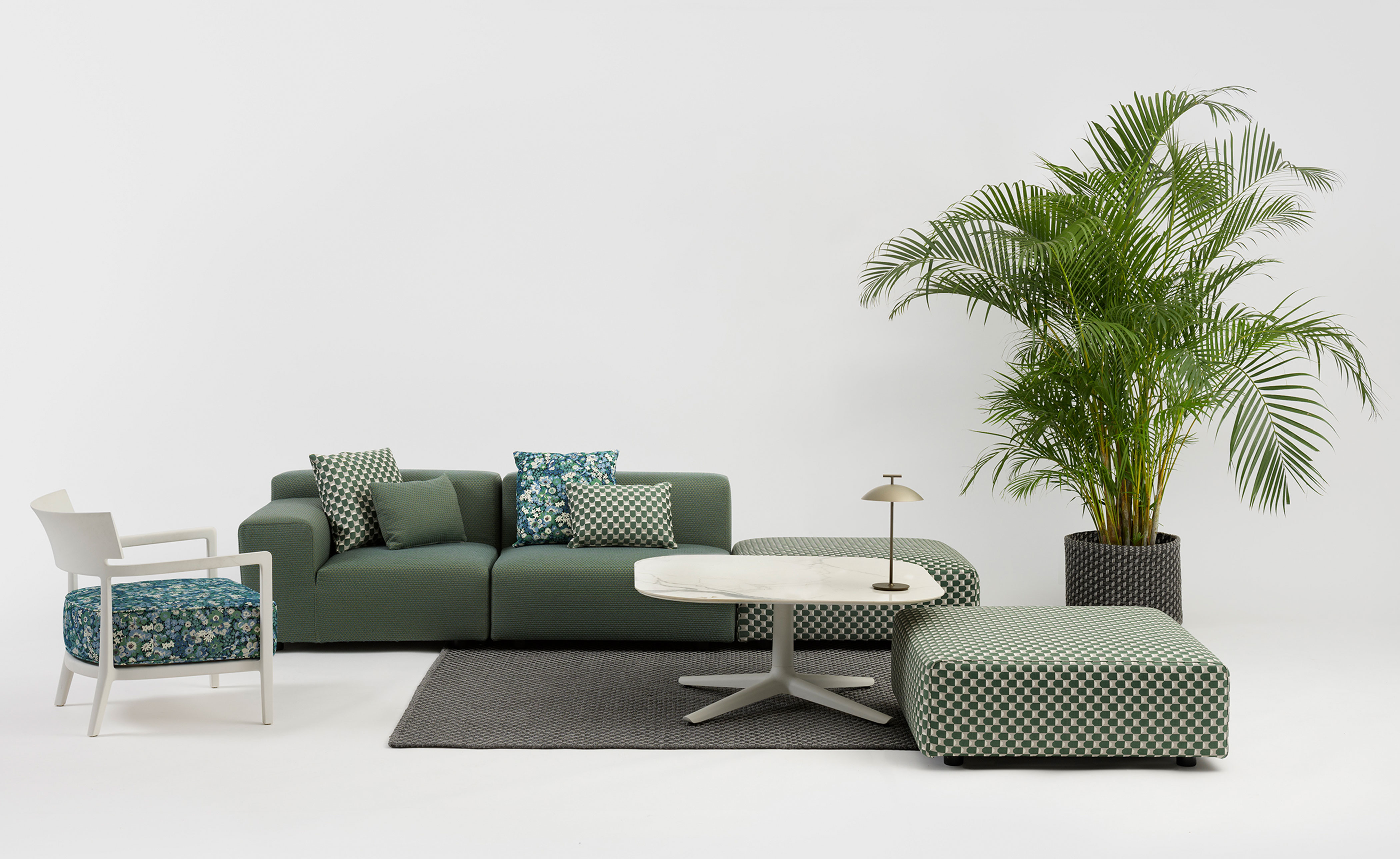 Plastics Outdoor 2 Seater Sofa