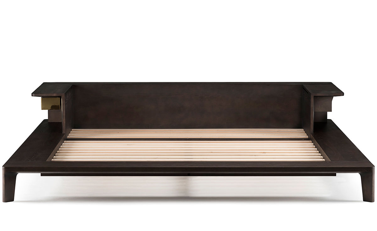 platform queen bed 758aq