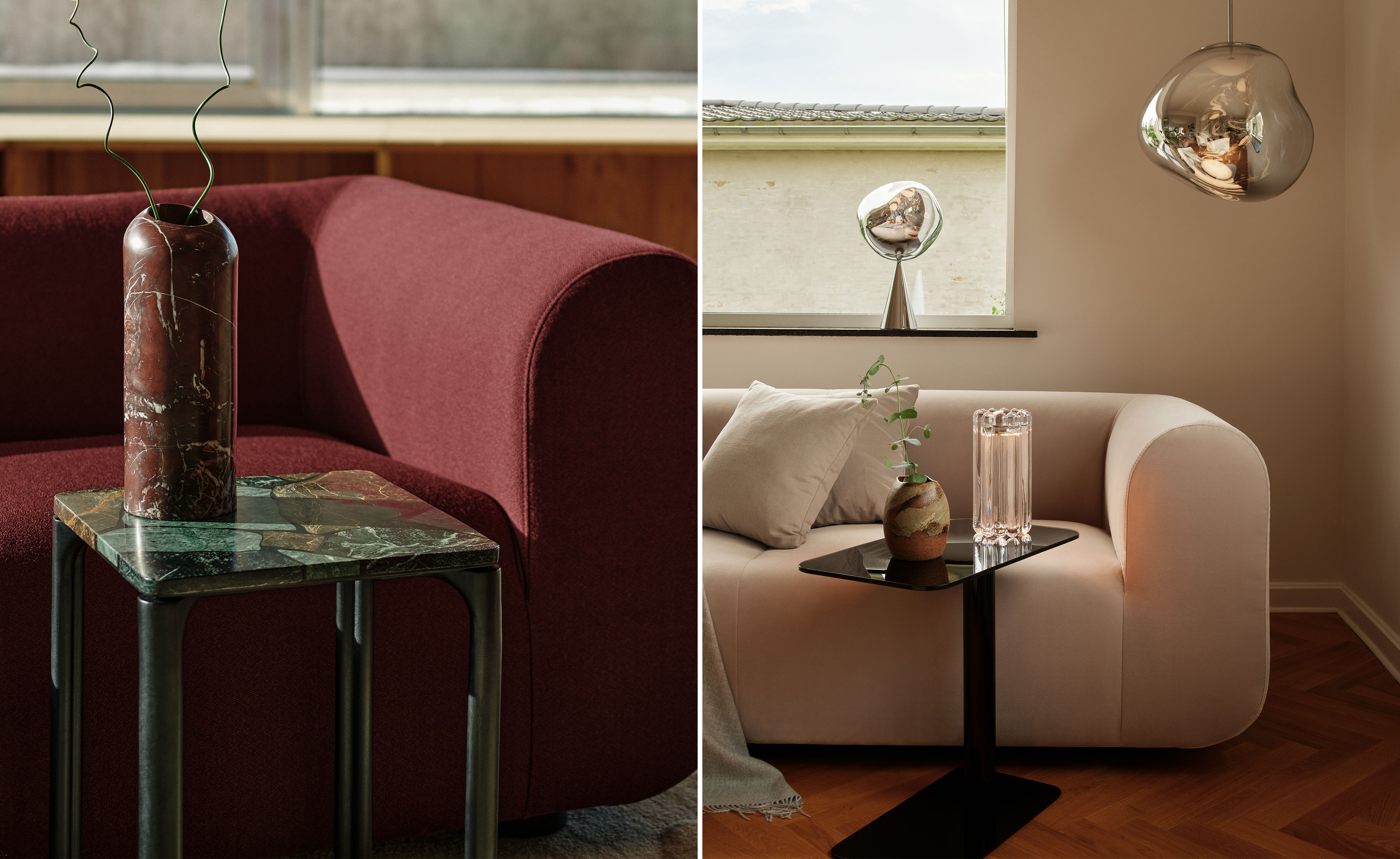 Plump Sofa with Chaise