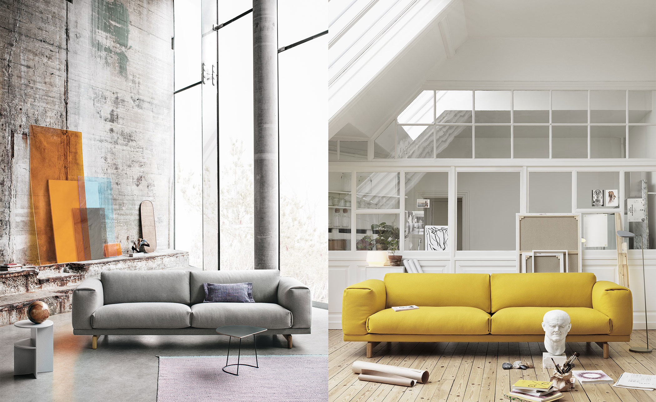 rest 2 seat sofa