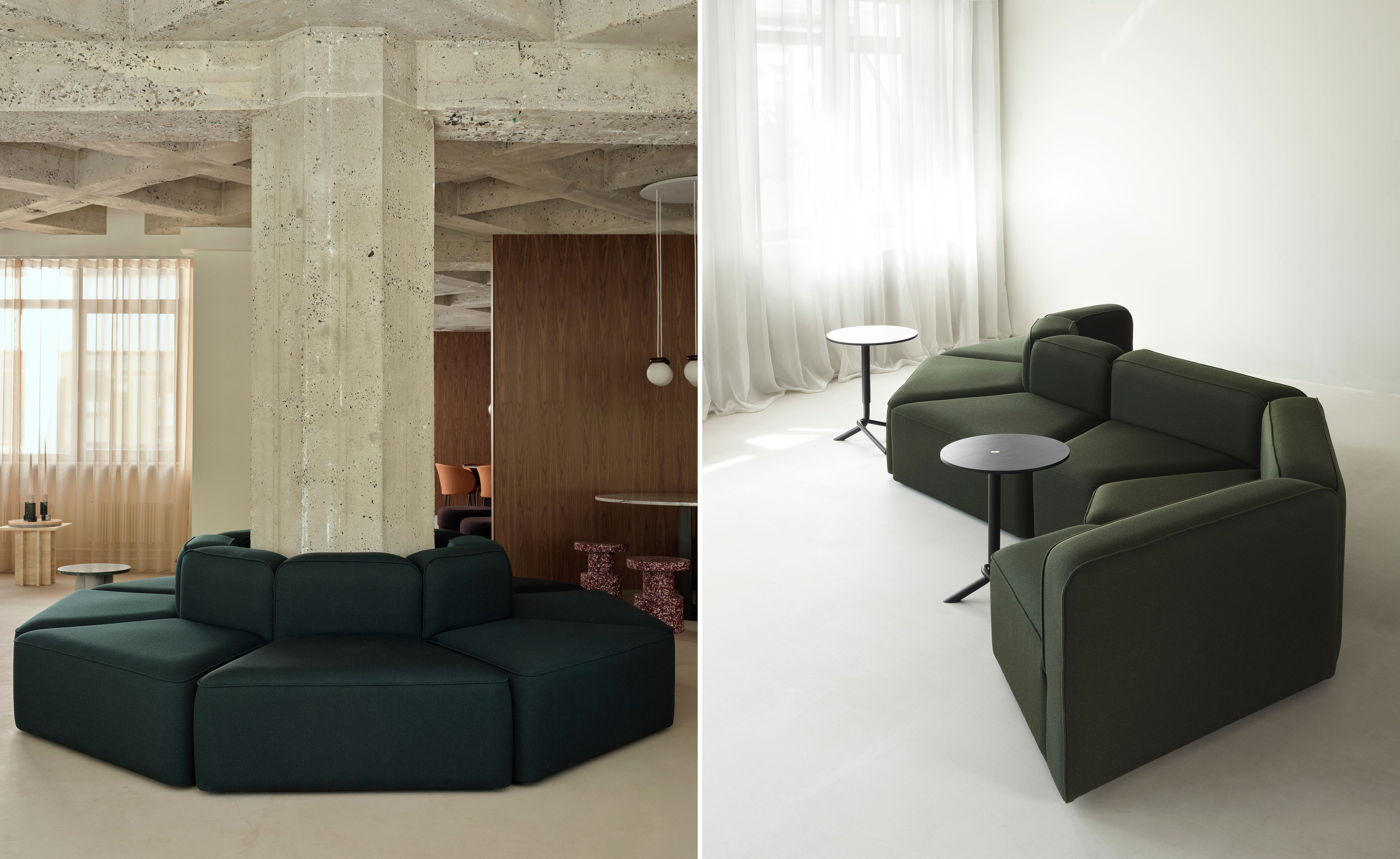 Rope Sofa 5-Seater Curved