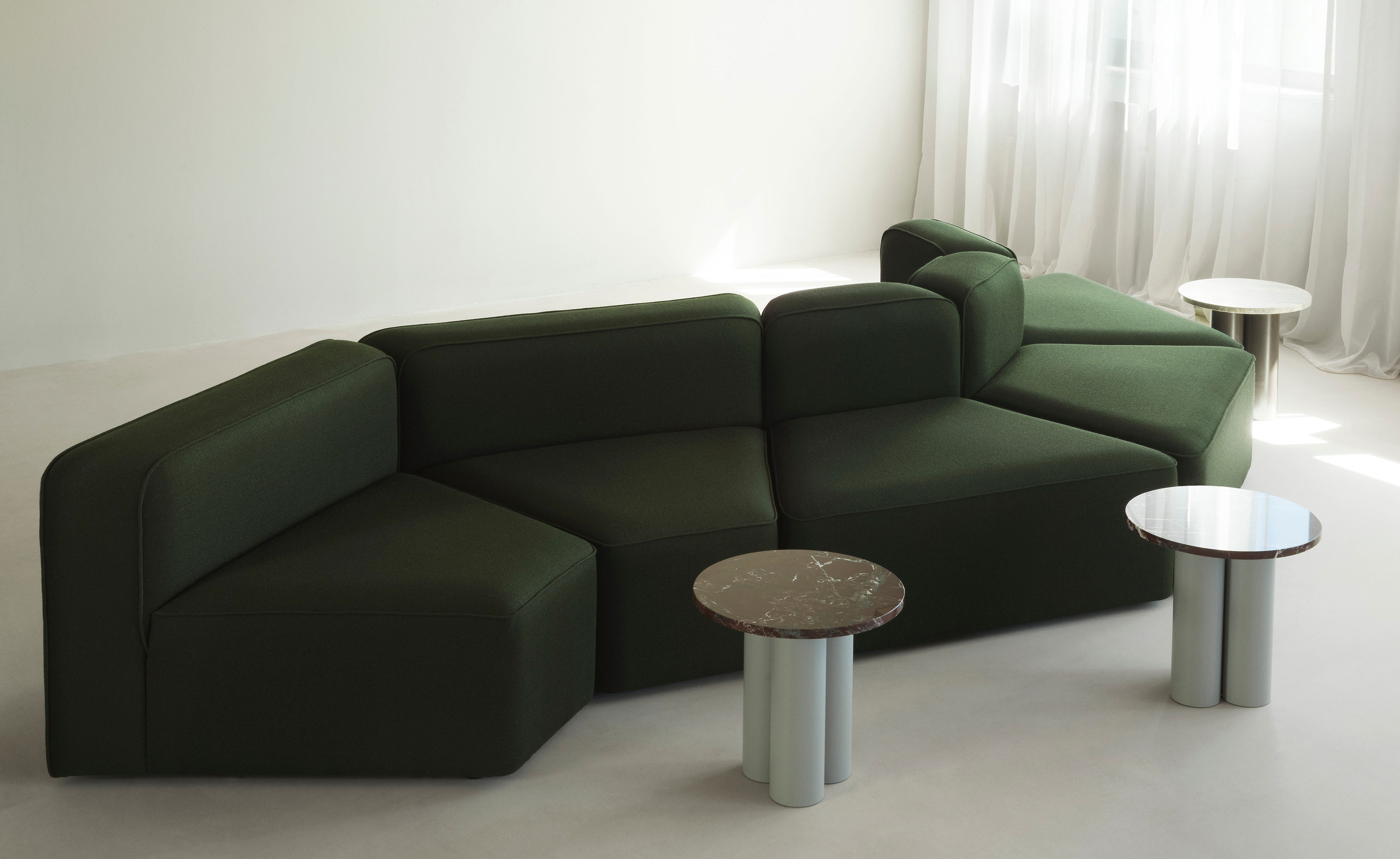 Rope Sofa 5-Seater Curved