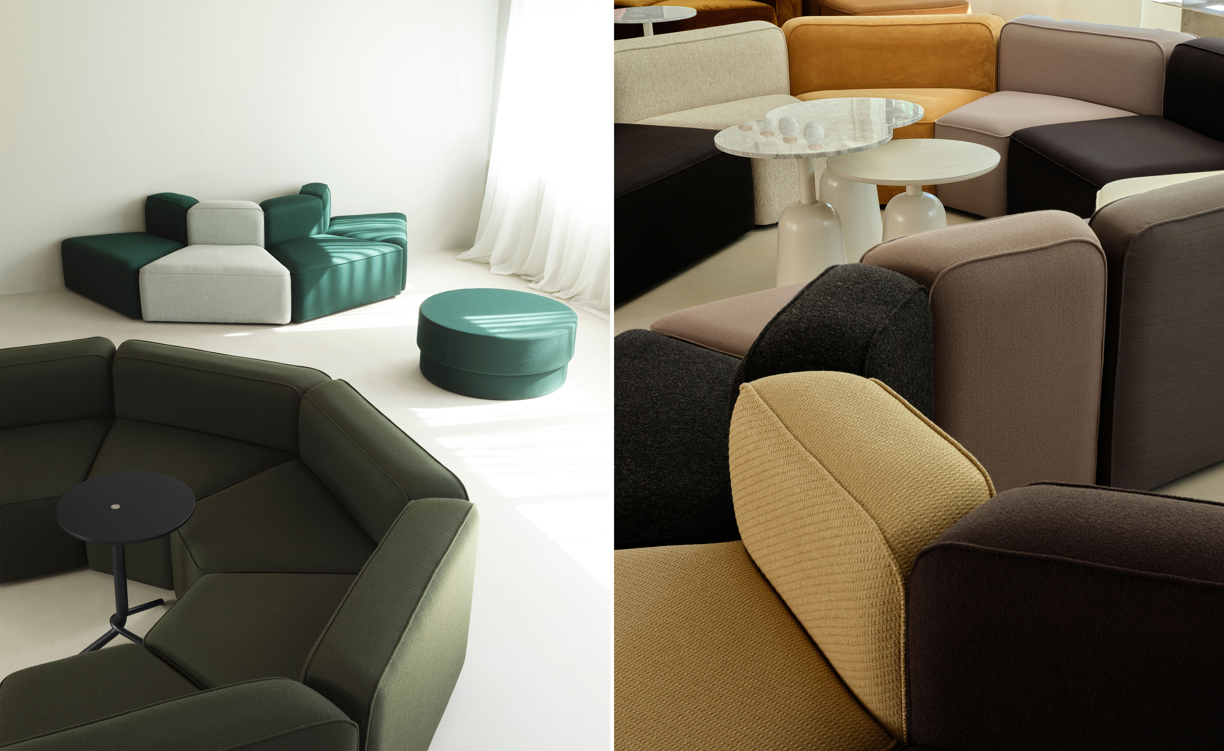 Rope Sofa 5-Seater Curved